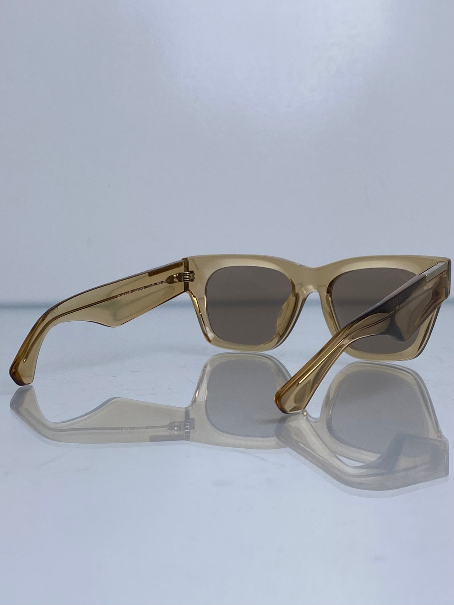 Burberry Gold Clear Sunglasses GHW