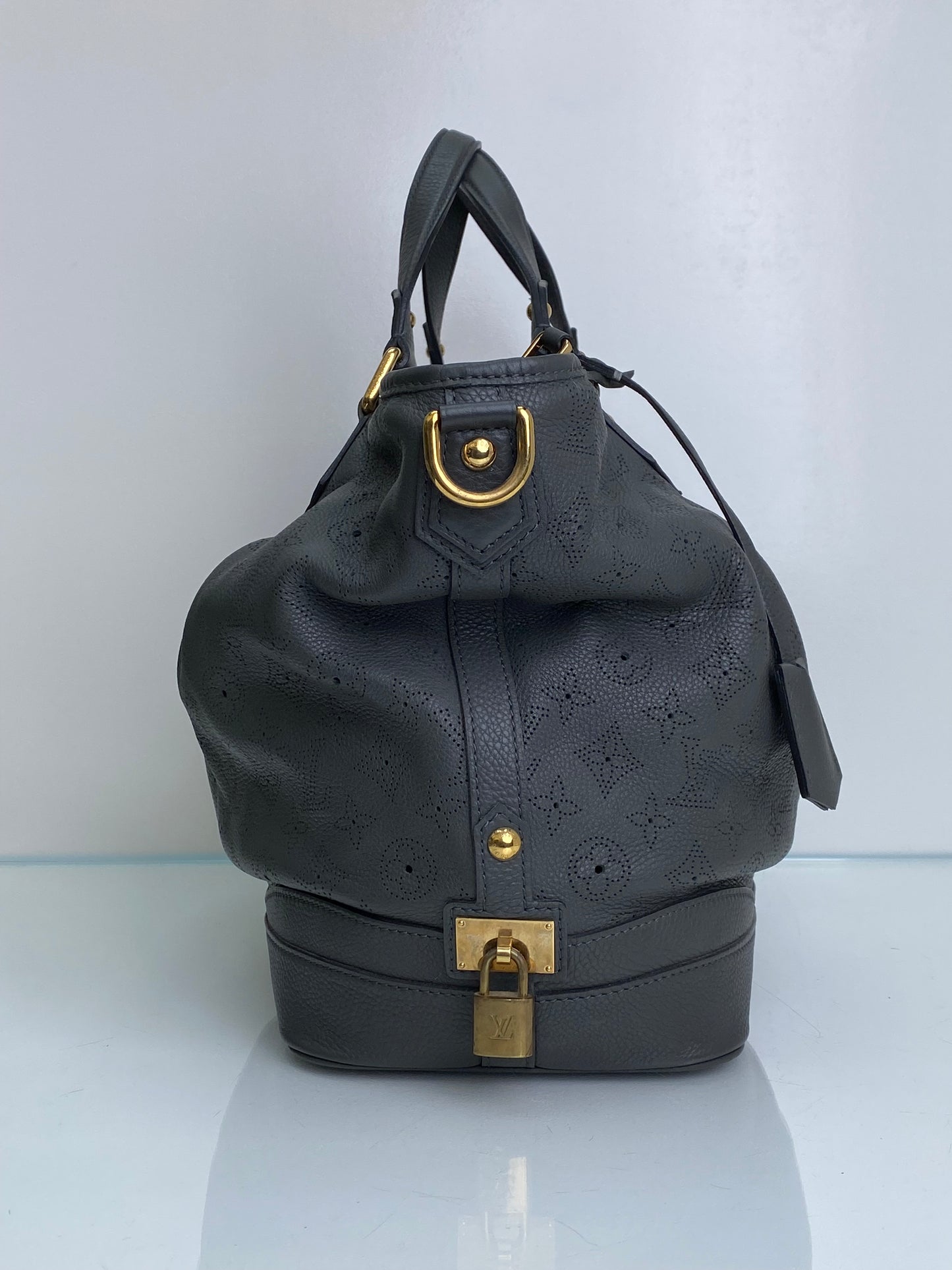 Louis Vuitton Stellar Grey Mahina Tote Bag GHW
