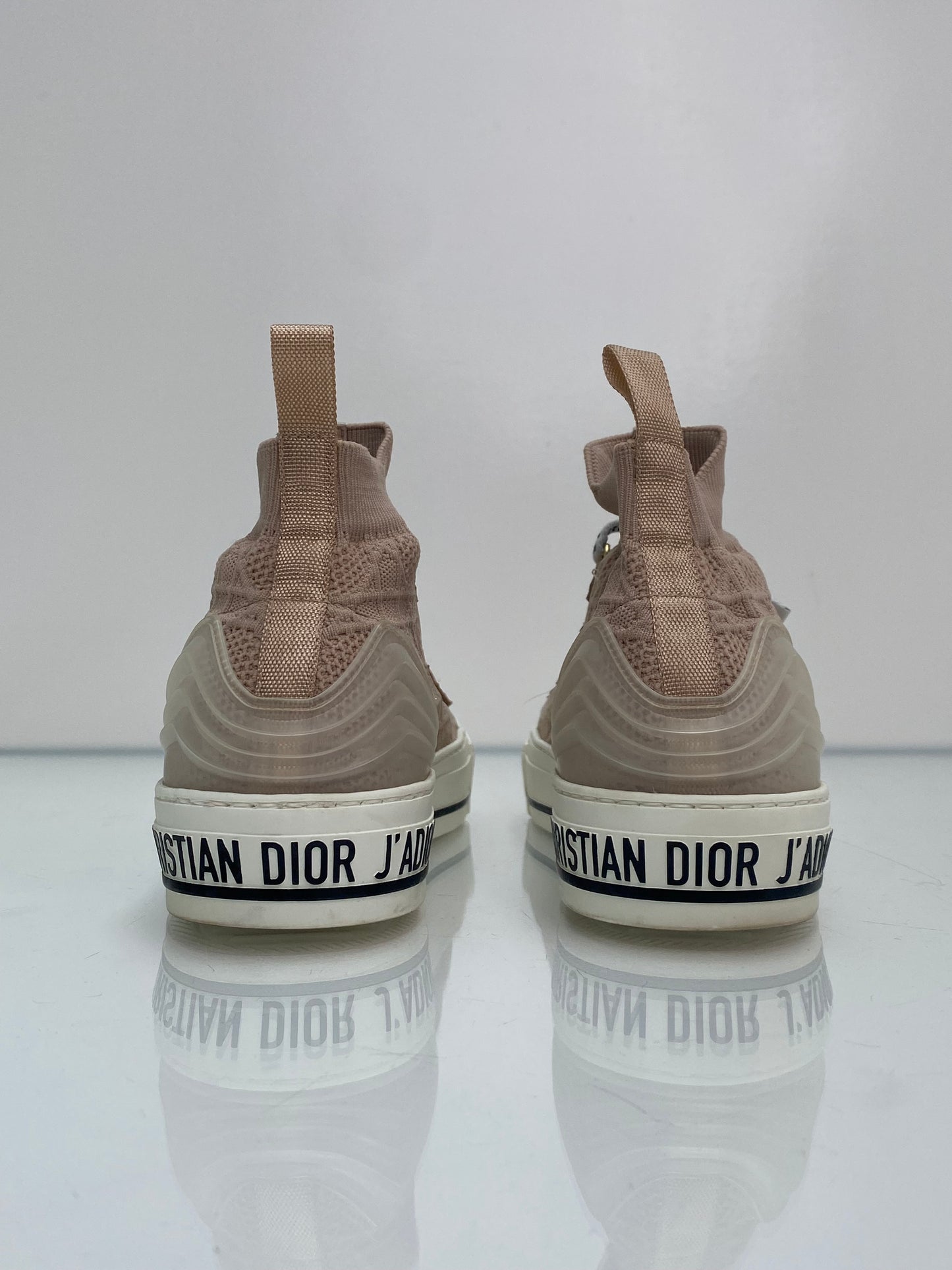 Christian Dior J’adior Blush Cannage Hightops, 38.5