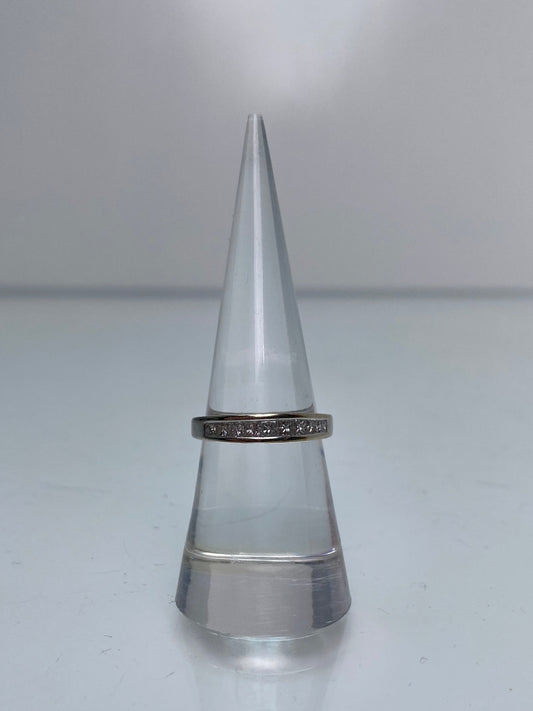 14KW Diamond Band Ring, 6.5