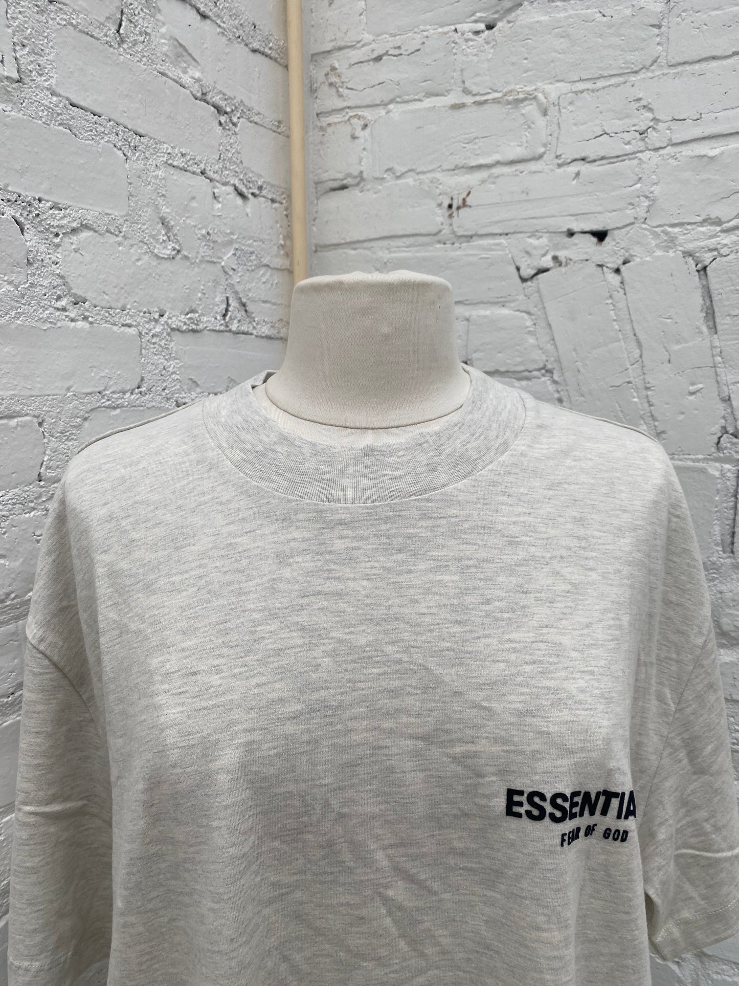 Essentials Light Oatmeal T-Shirt, M