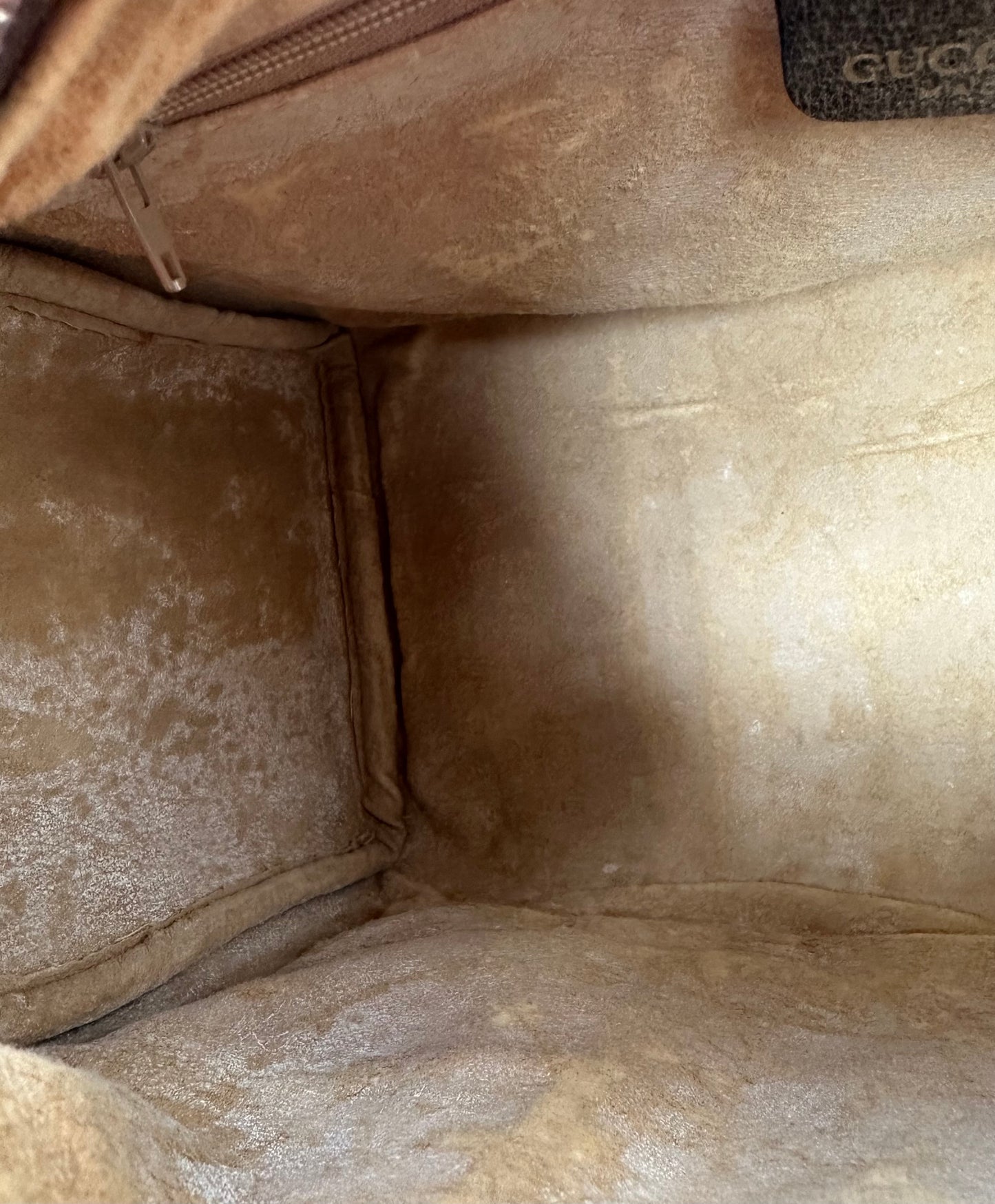 Gucci Vintage Supreme Webstripe Doc Bag GHW