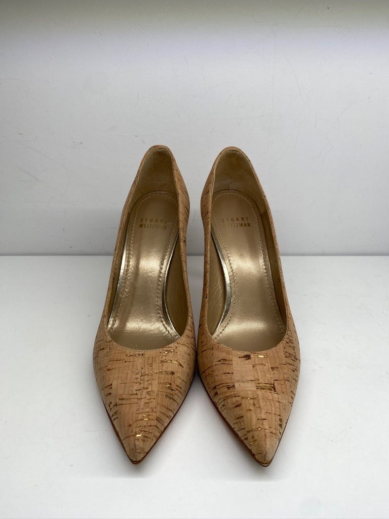 Stuart Weitzman Cork Heels Sz 6