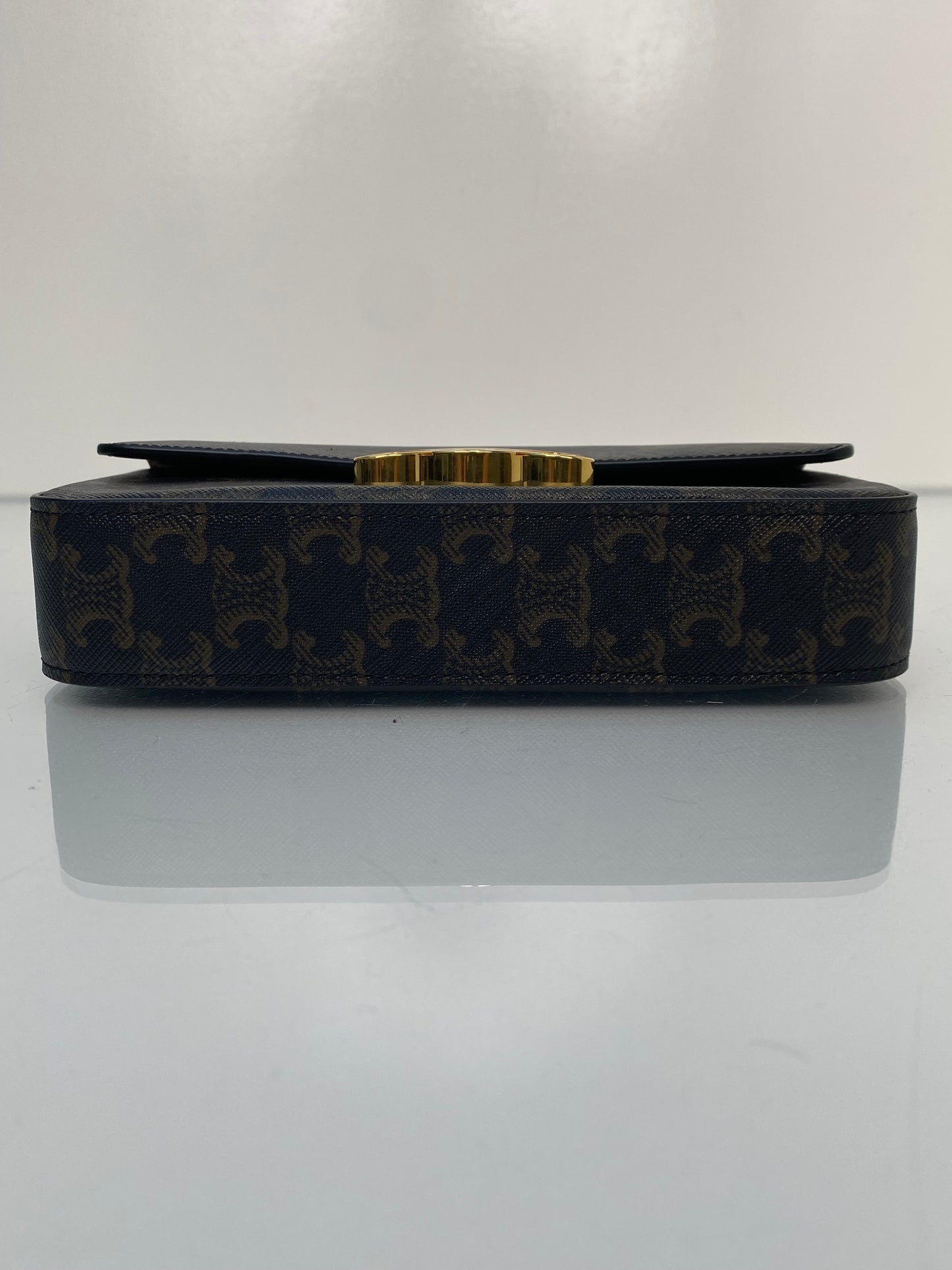 Celine Triomphe Monogram Claude Shoulder Bag