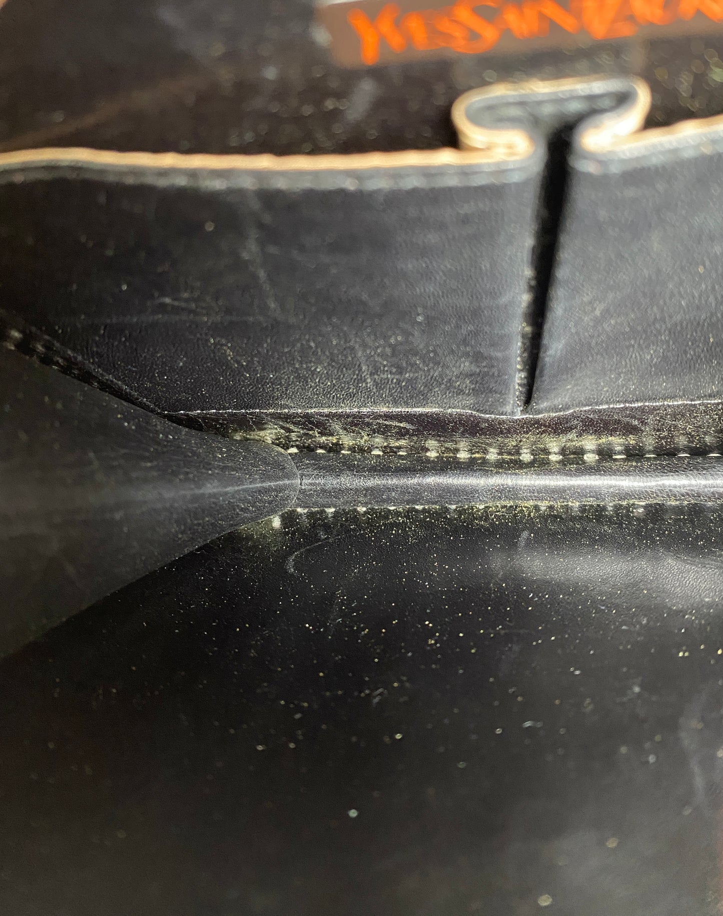 Saint Laurent Vintage Exotic Tassel Crossbody Bag, As is