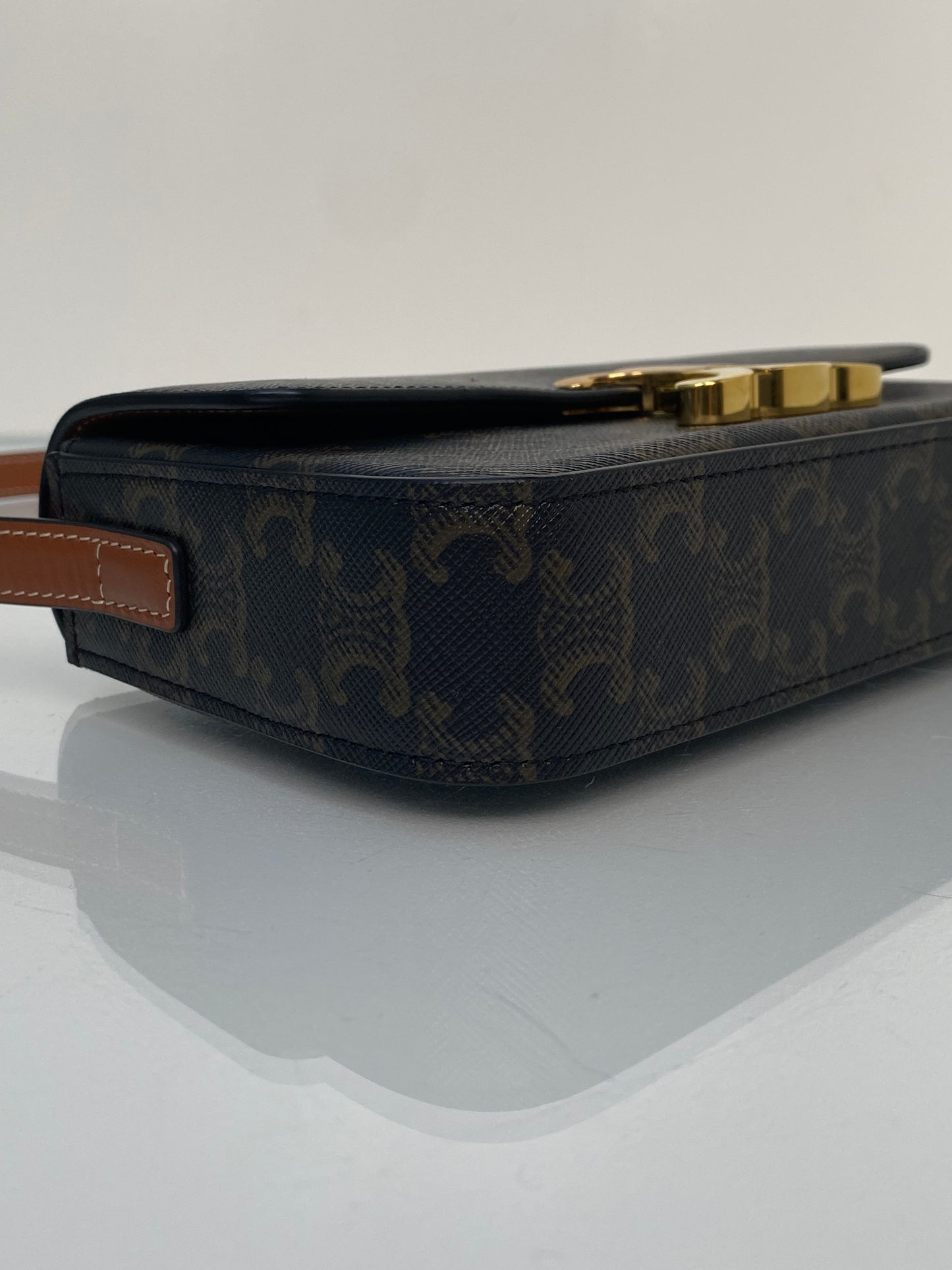 Celine Triomphe Monogram Claude Shoulder Bag