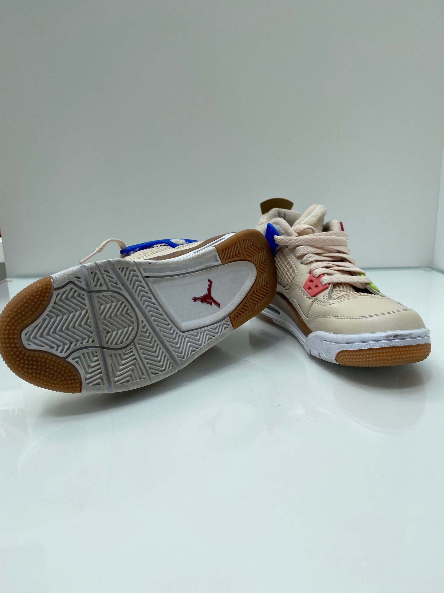 Air Jordan Shearling & Multicolor Sneakers