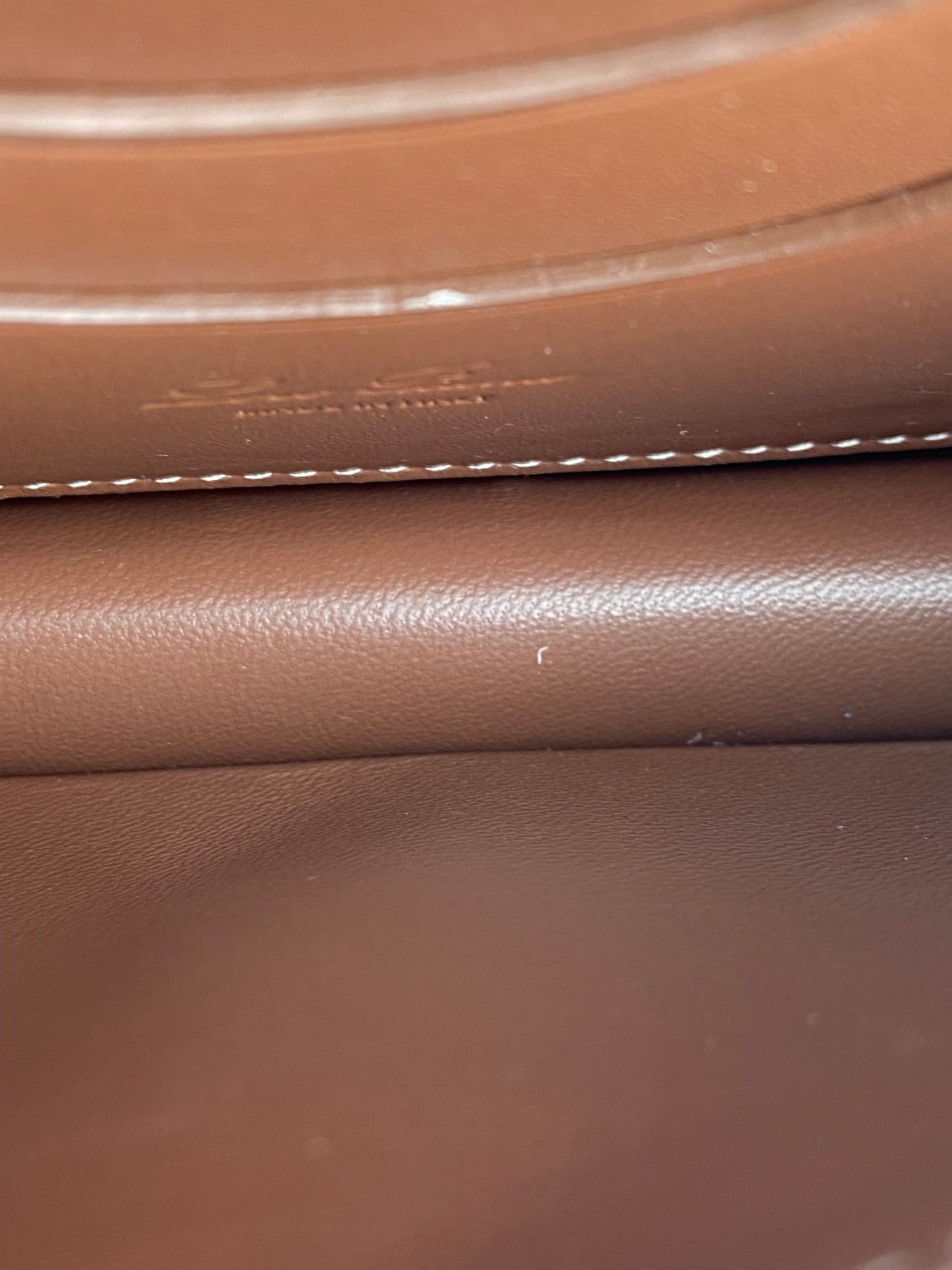Loro Piana Cream Linen Extra Pochette Bag GHW