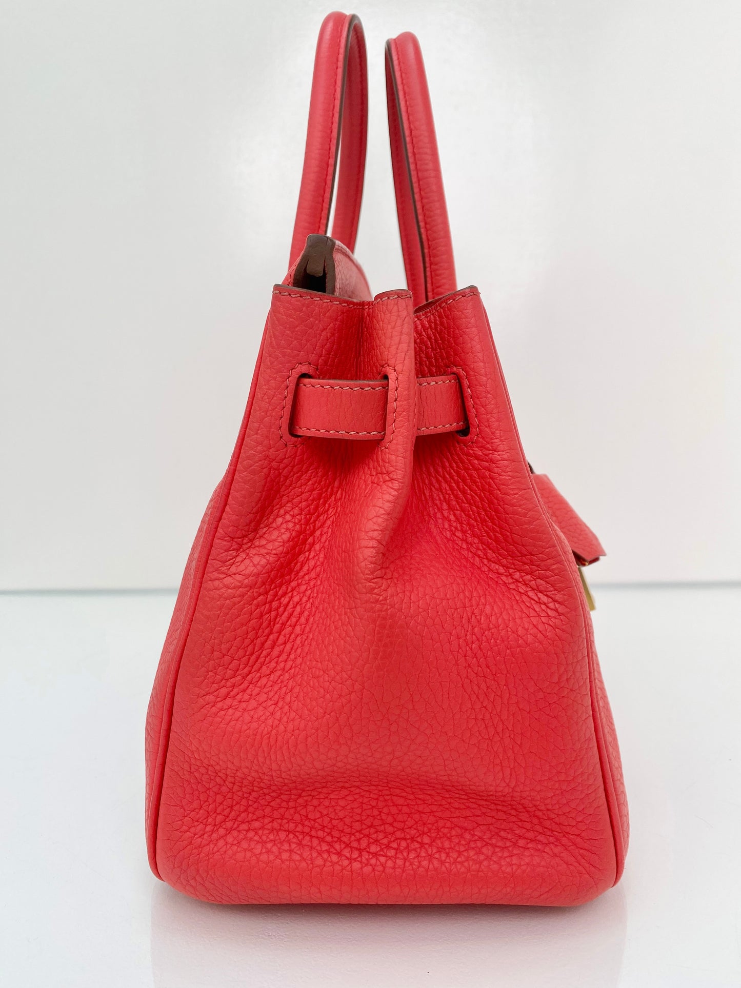 Hermes Birkin 30 Rose Jaipur Clemence GHW #R Box