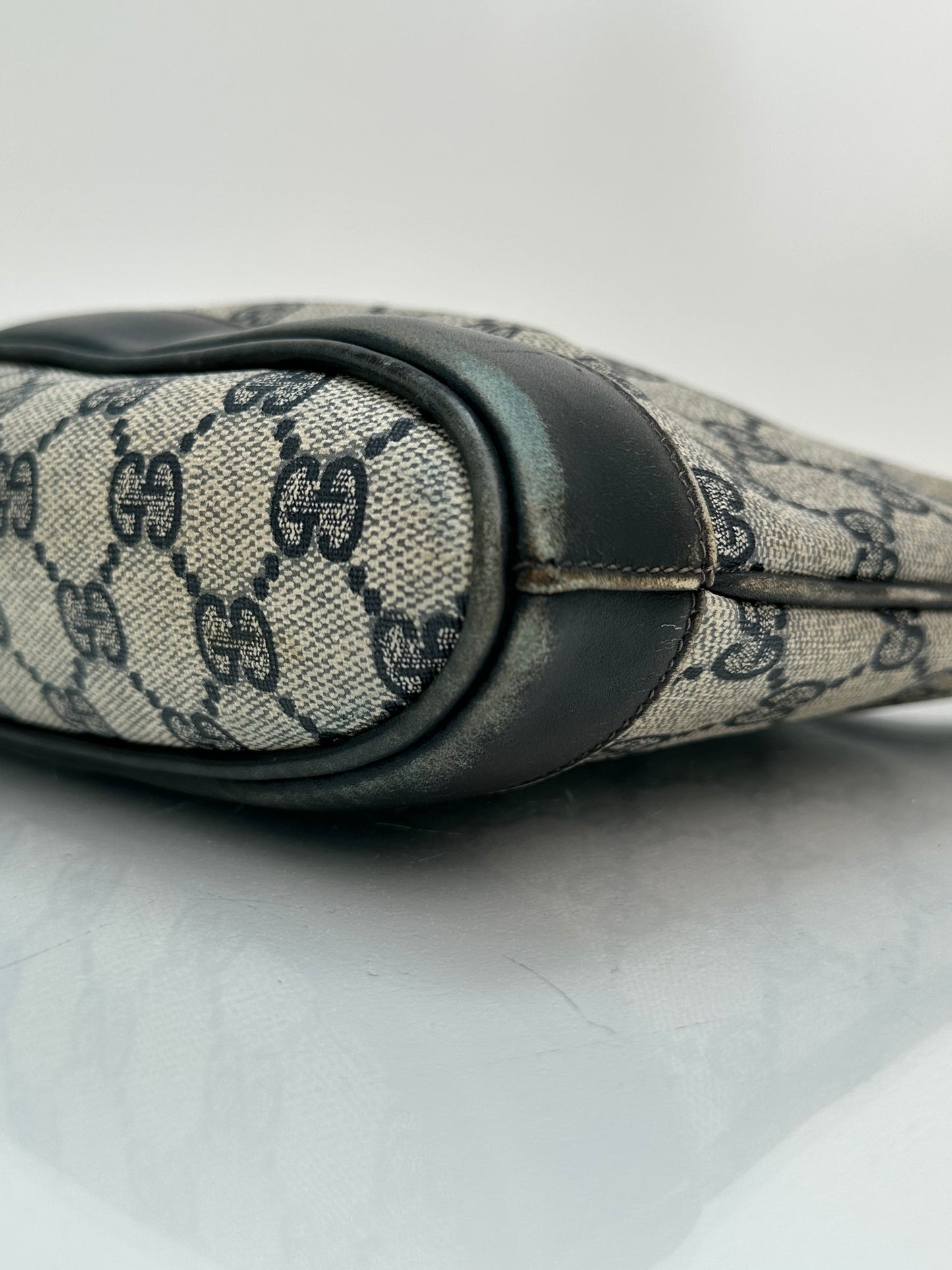 Gucci GG Navy Vintage Crossbody Bag