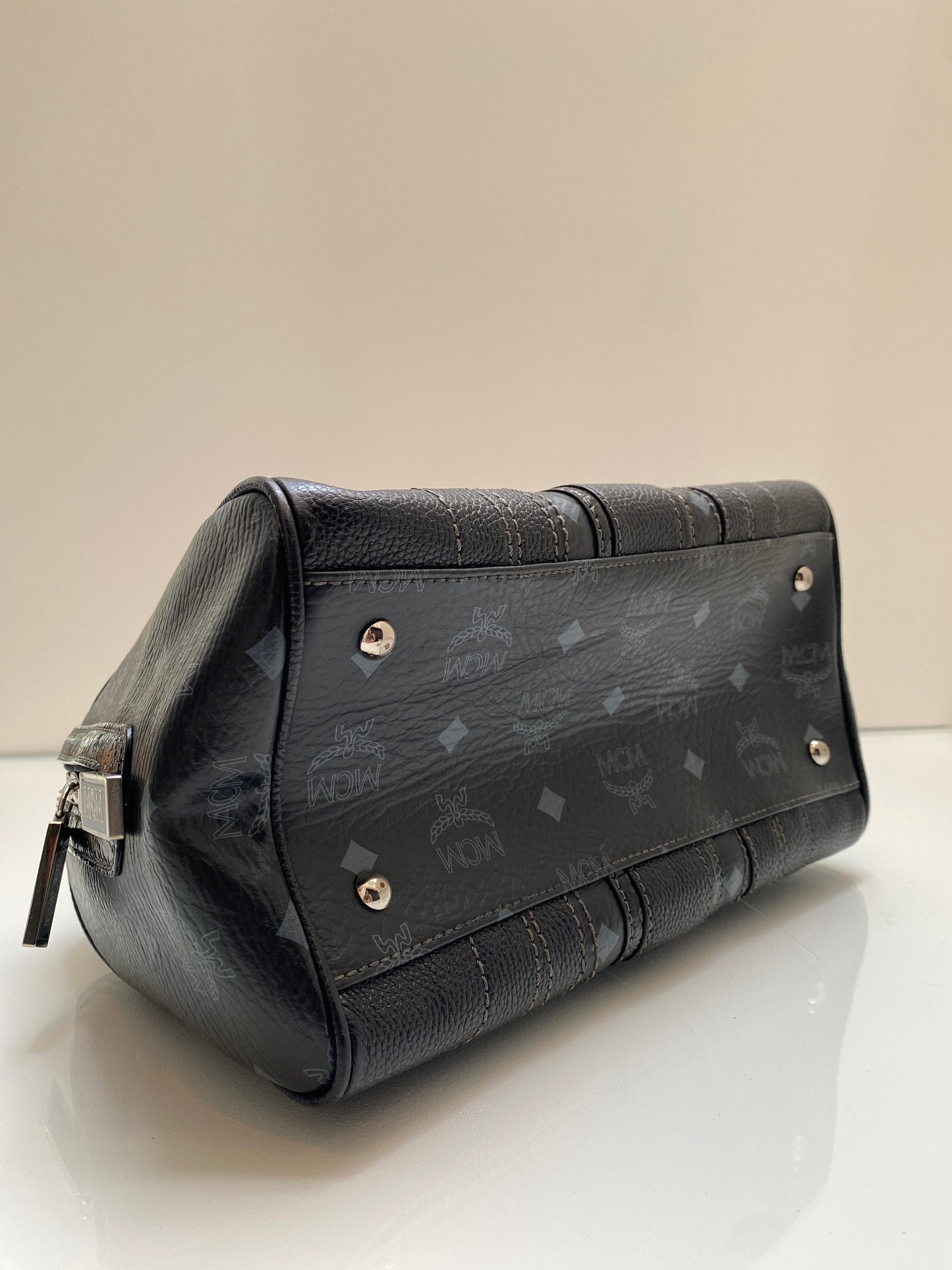 MCM Boston Black Bag