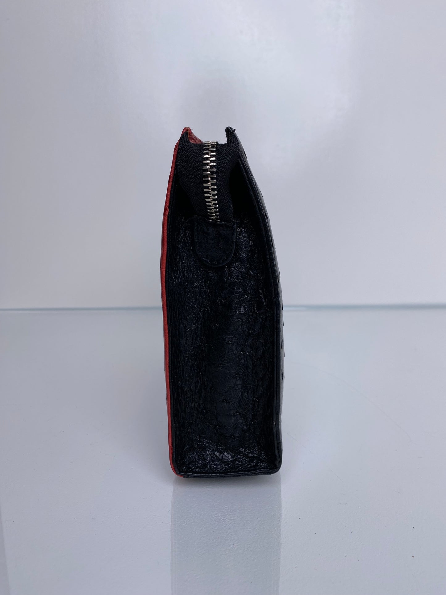 Cape Cobra Red & Black Exotic Wristlet