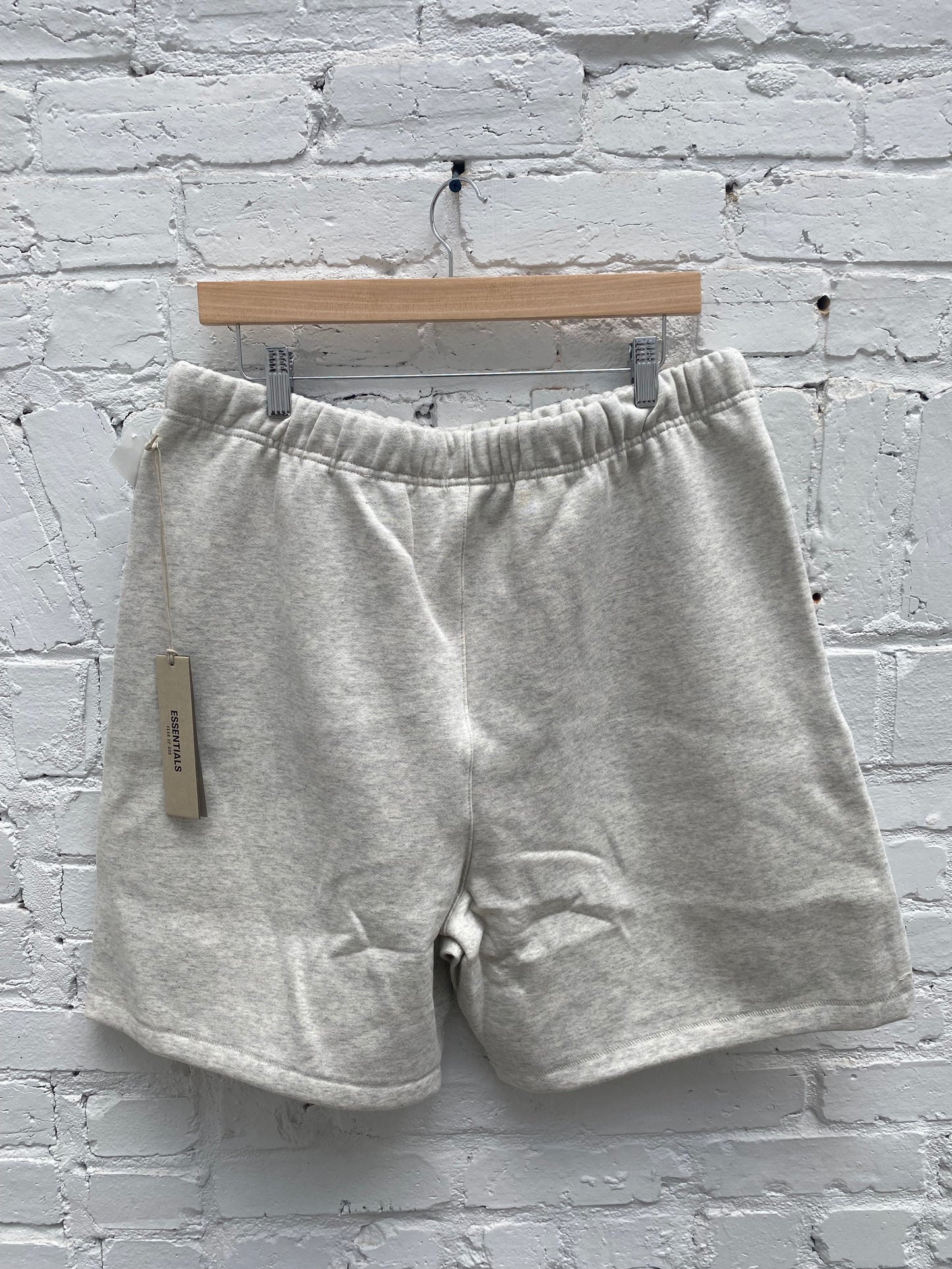 Essentials Light Oatmeal Shorts, XL