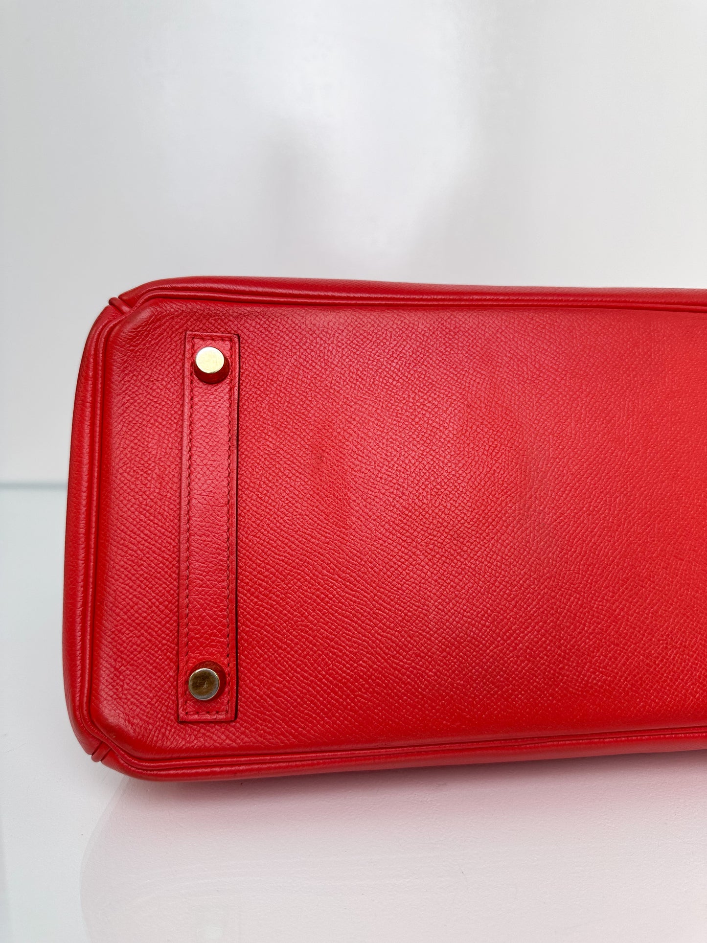 Hermes Birkin 30 Rouge De Coeur GHW #X