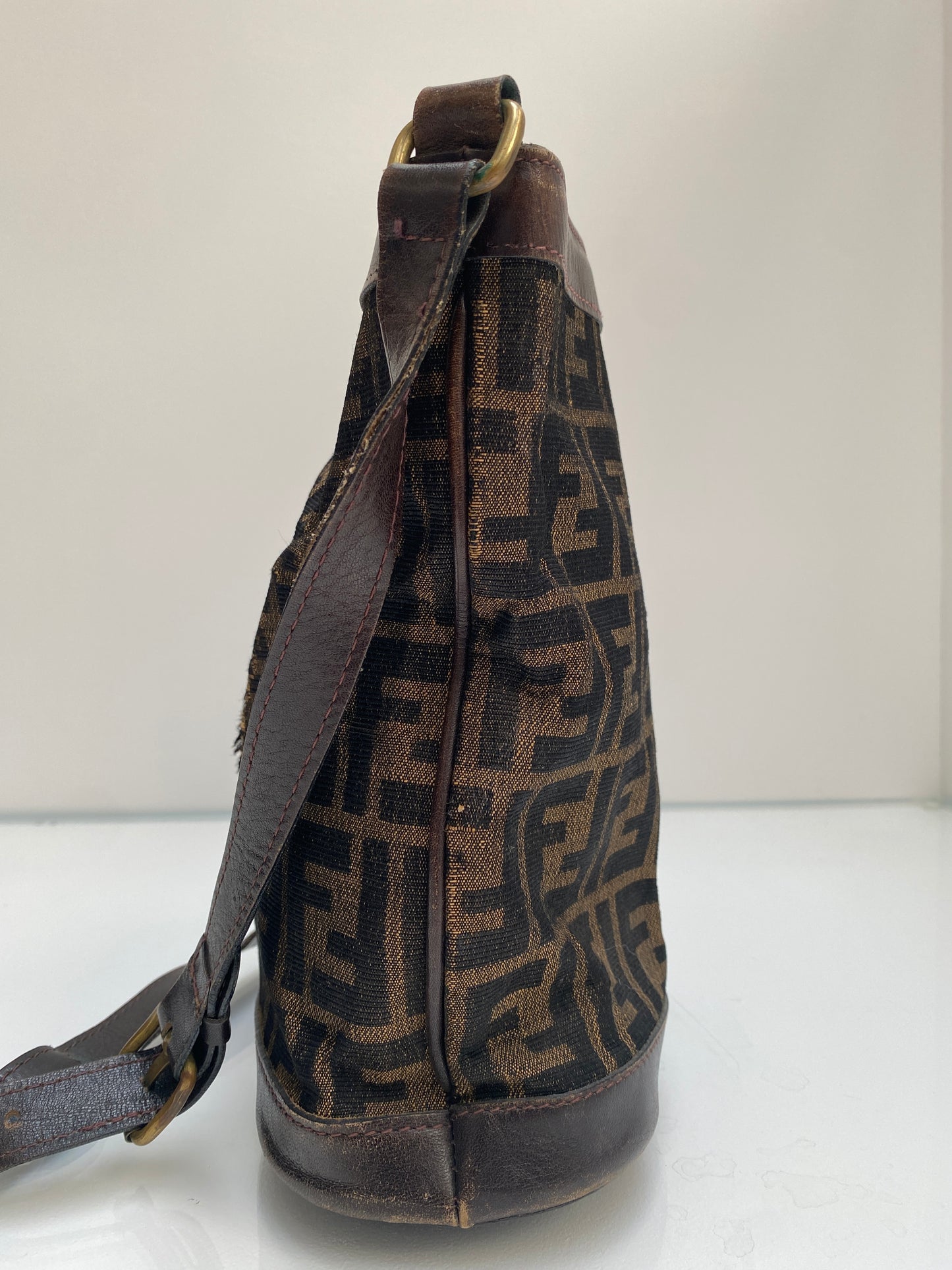 Fendi Vintage Zucca Bucket Bag