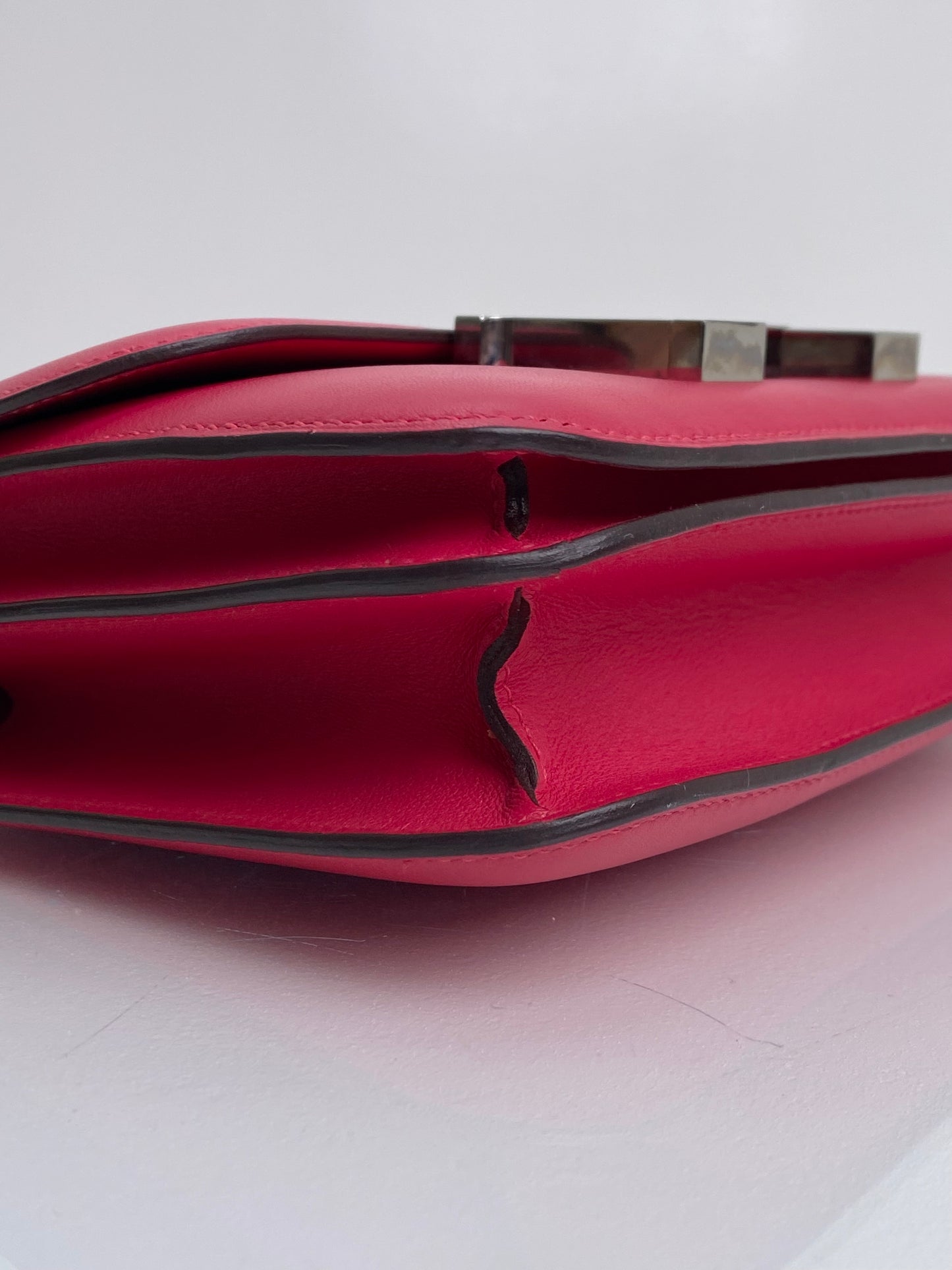 Hermes Constance 18 Rose Extreme SHW #C