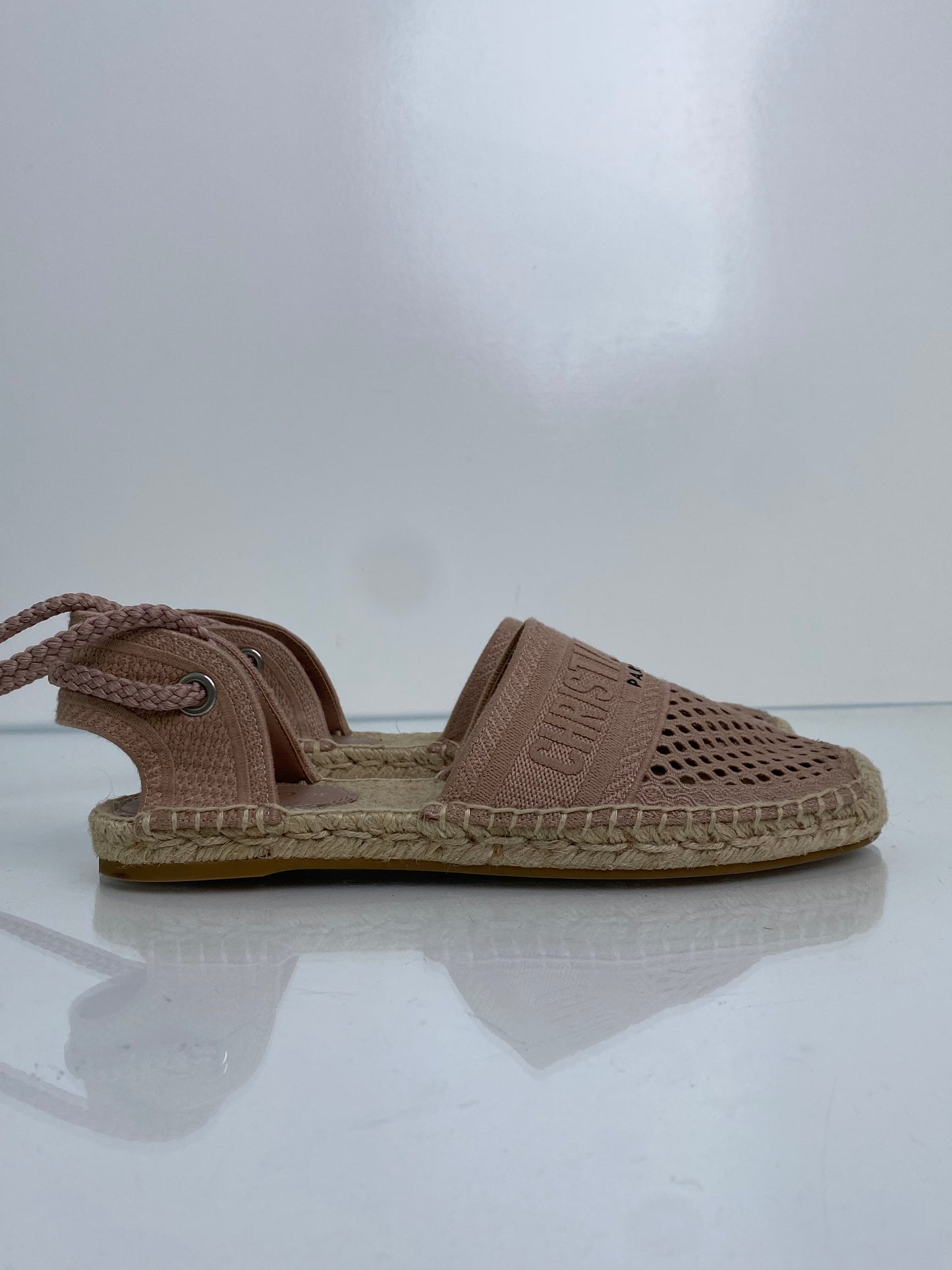 Christian Dior Blush Pink Espadrilles, 40