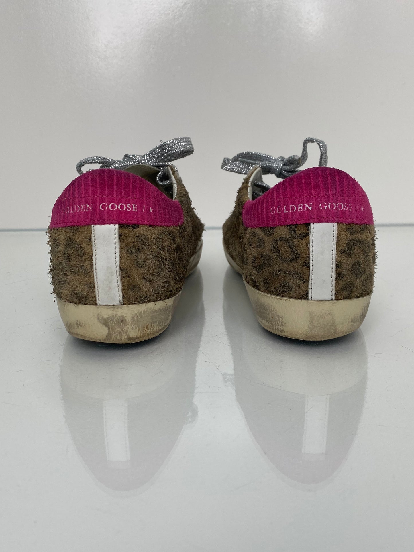 Golden Goose Cheetah & Pink Sneaker, 38