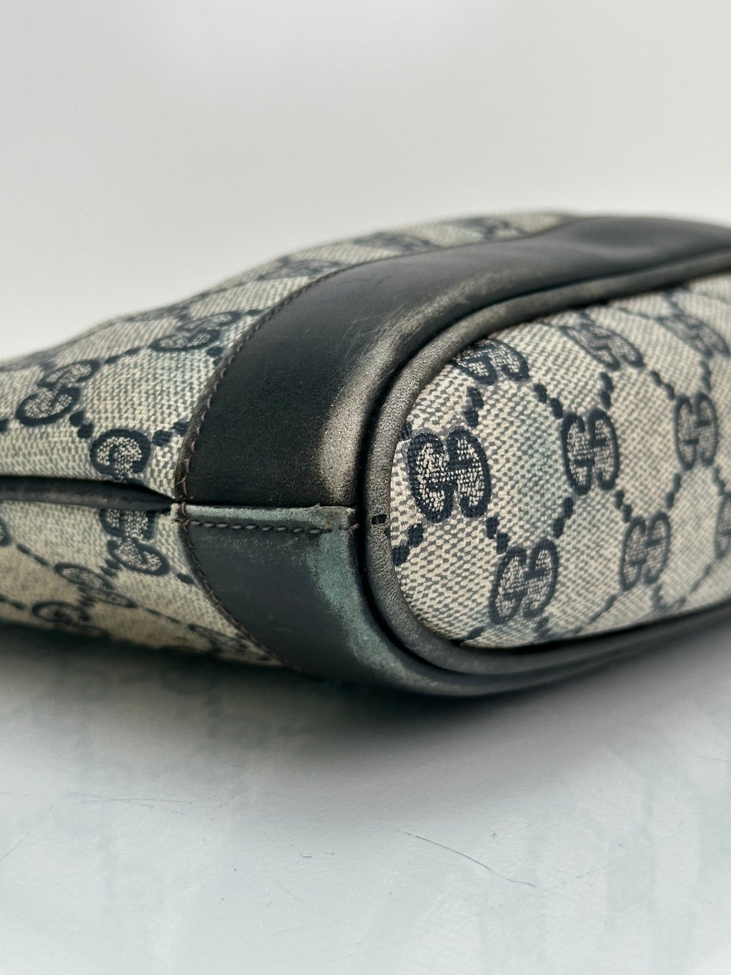 Gucci GG Navy Vintage Crossbody Bag