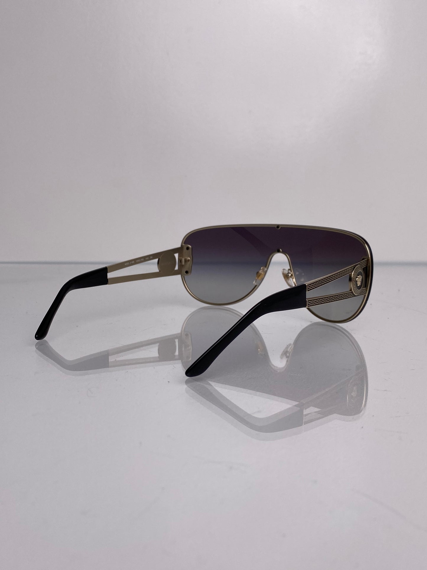 Versace Black Aviator Sunglasses