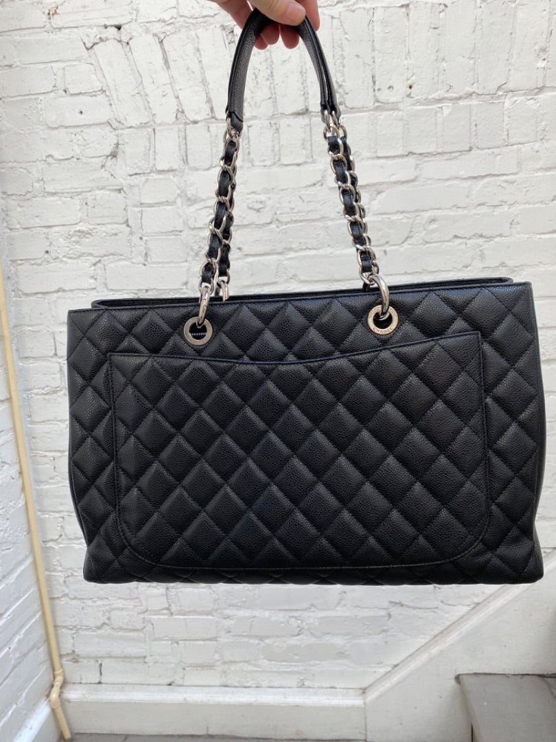 Chanel GST XL Black Caviar SHW #18, Dustbag