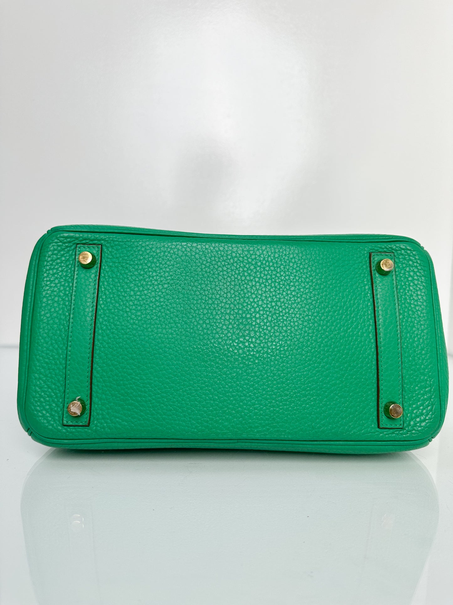 Hermes Birkin 30 Menthe Clemence GHW #P