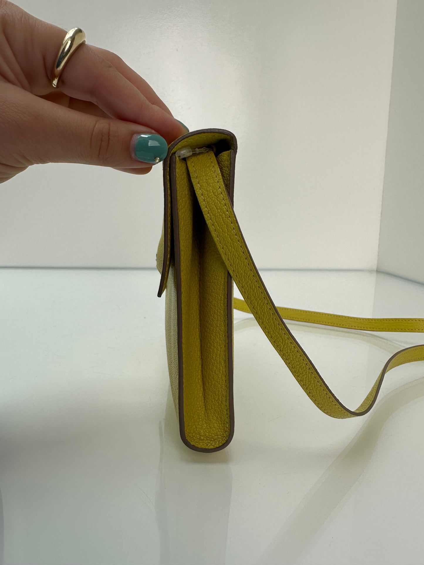 Hermes Clic 16 Lime Chèvre PHW