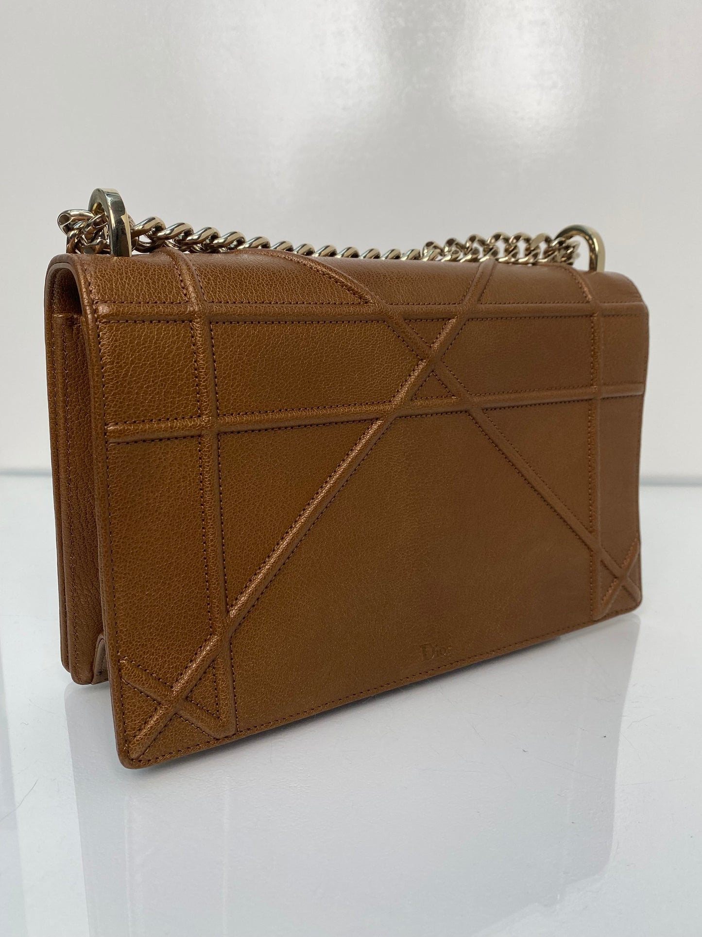 Dior Bronze Diorama Medium Bag