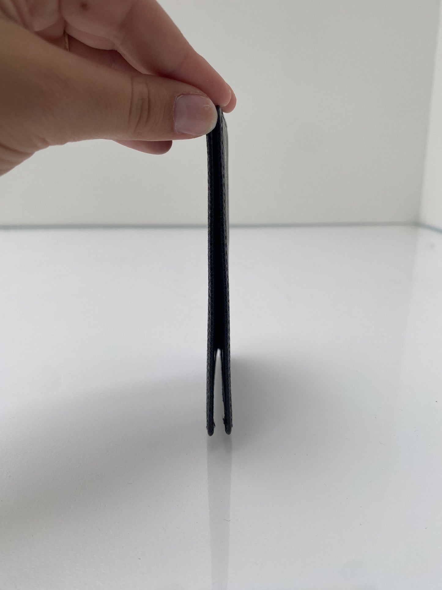 Louis Vuitton Black Taiga Leather Cardholder