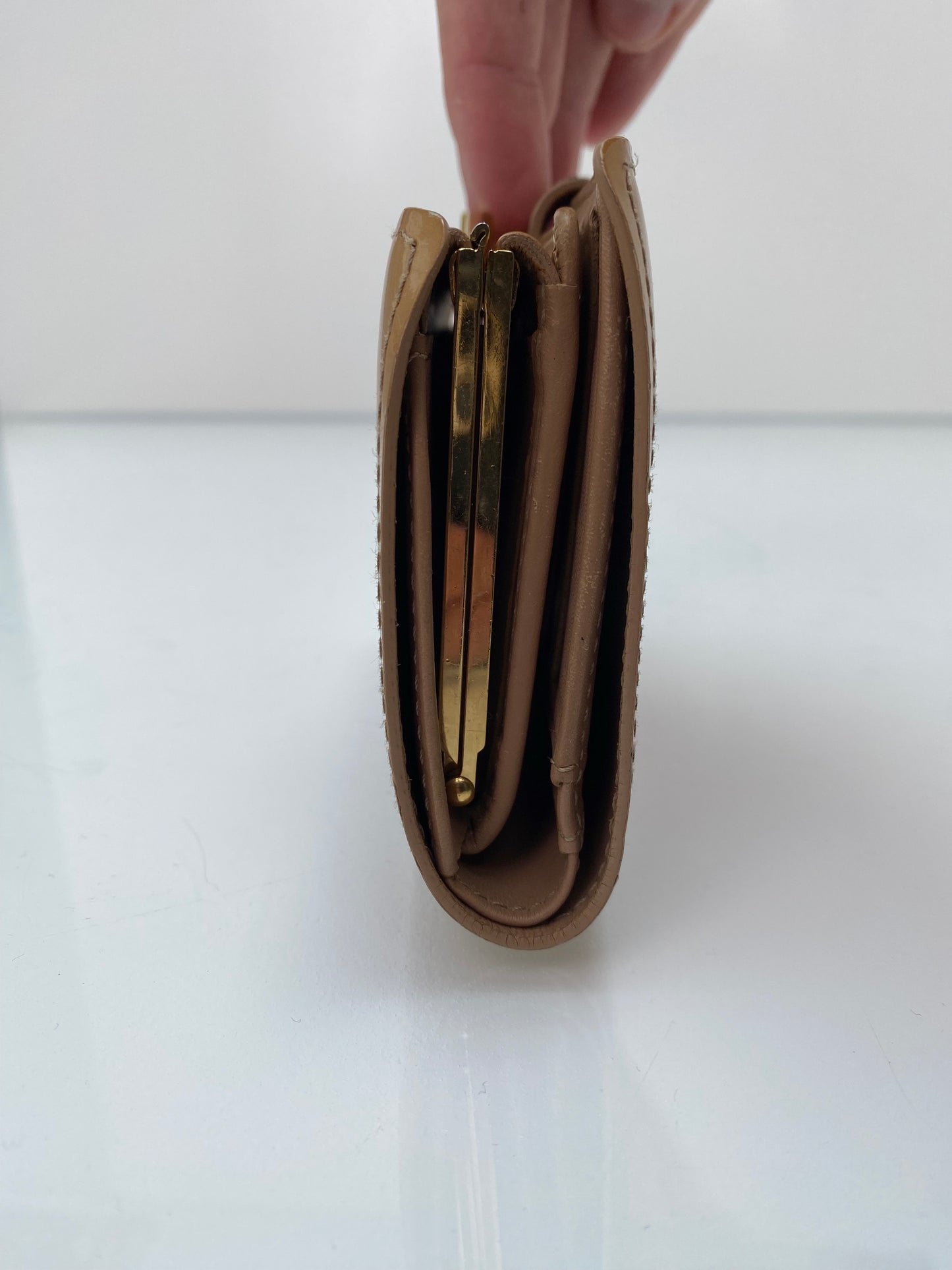Louis Vuitton Vernis Beige Mini Agenda