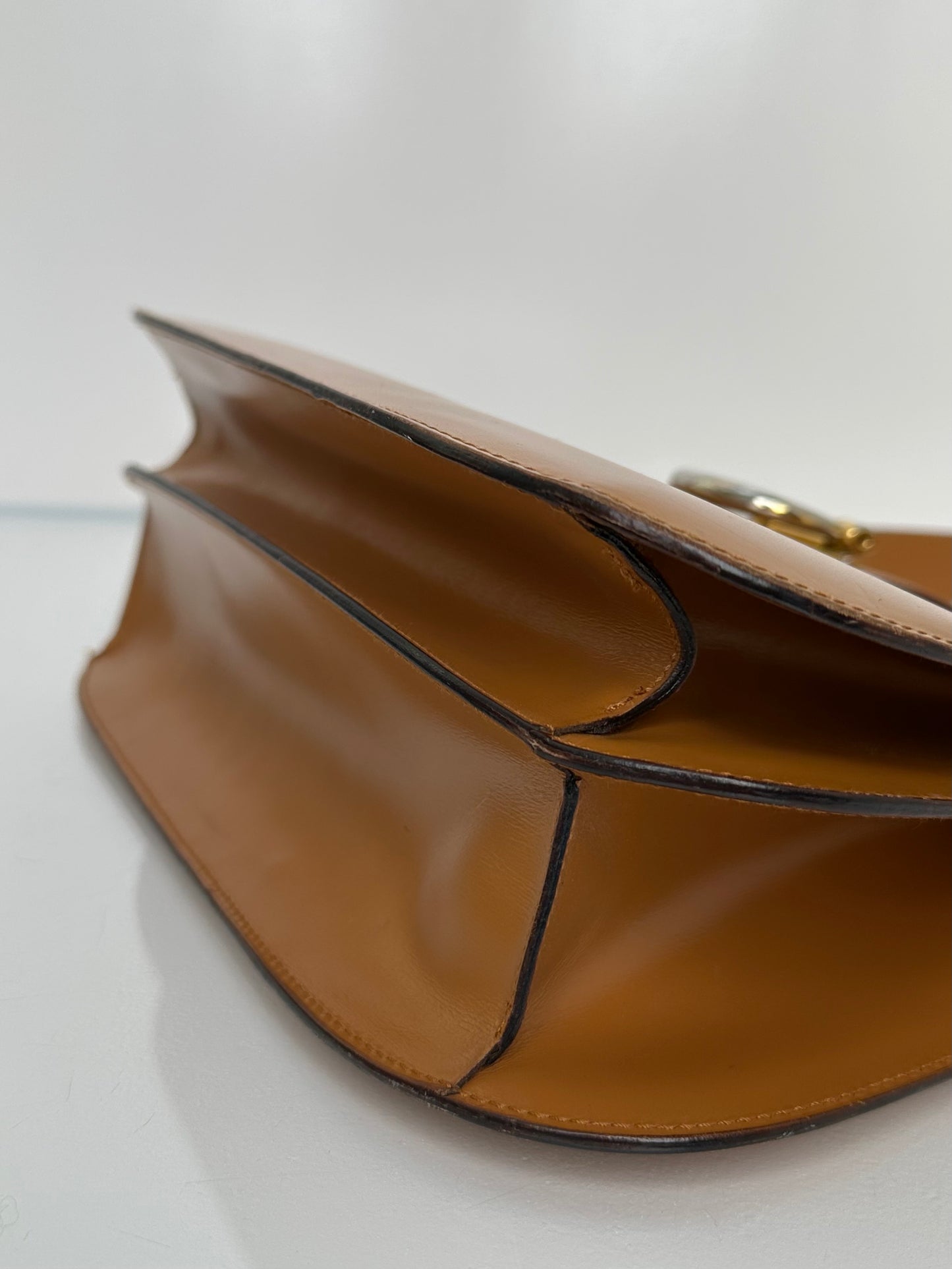 Celine Gold Calfskin Shoulder Bag GHW (As Is)