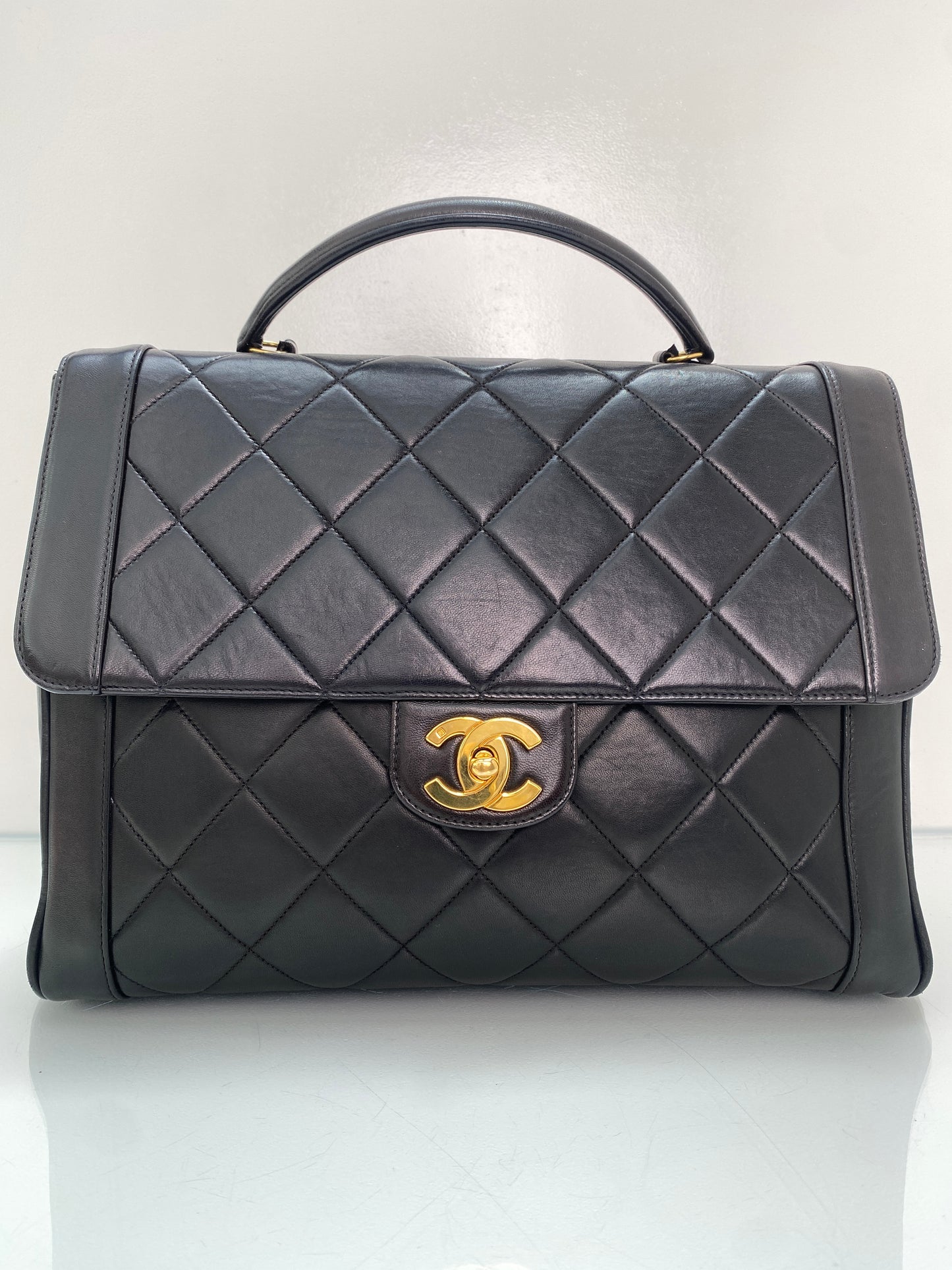 Chanel Kelly Vintage Black Lambskin GHW #07