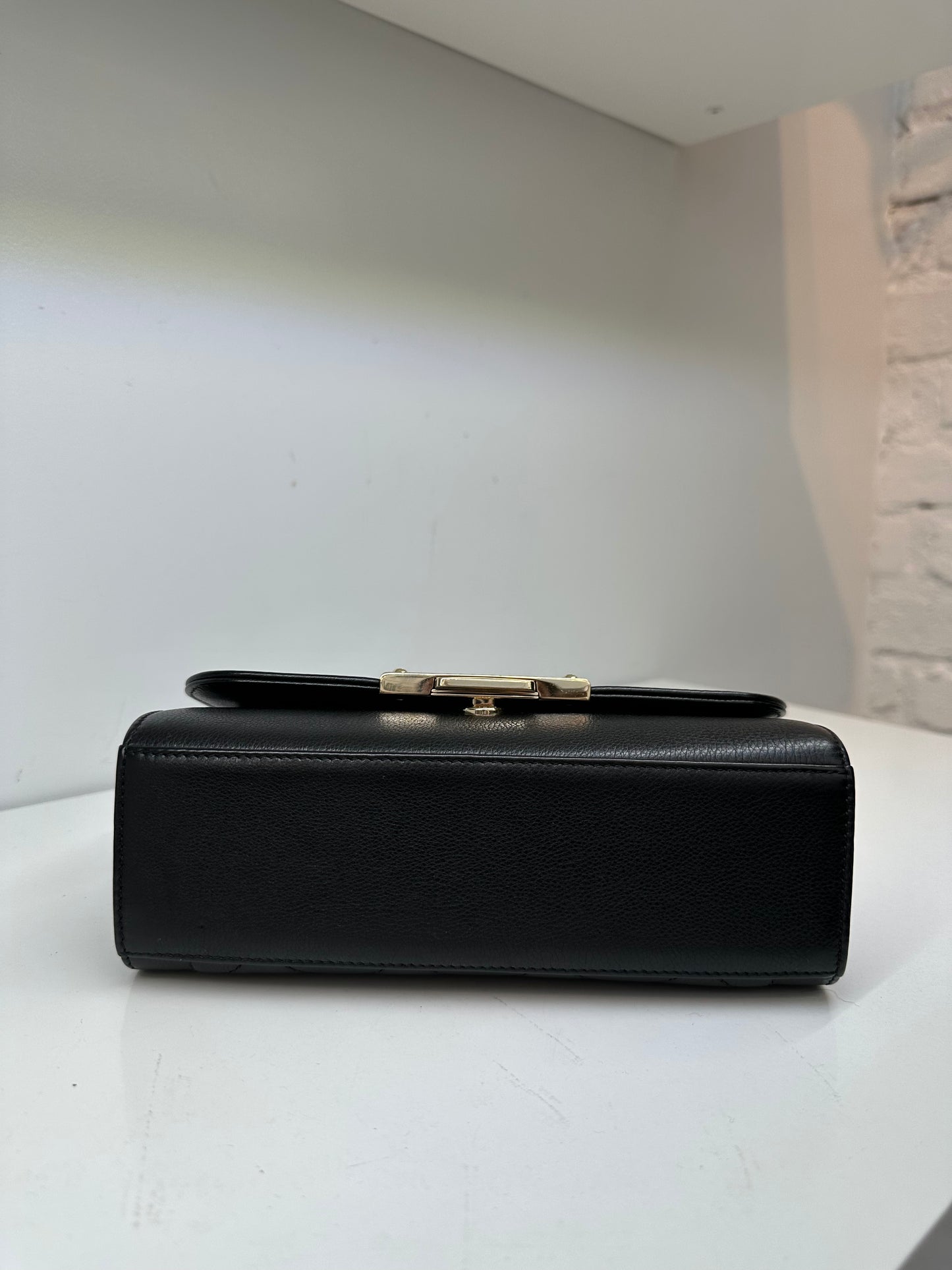 Chanel Click Label Black Calfskin GHW
