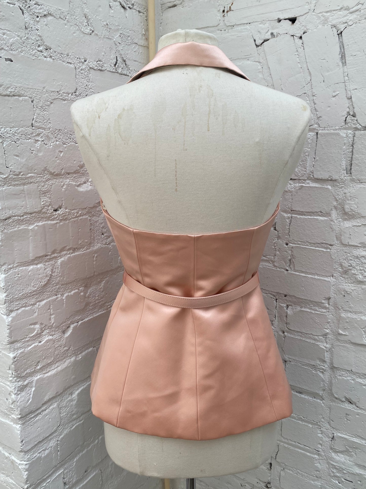 Fendi Pink Silk Vest Top, 2