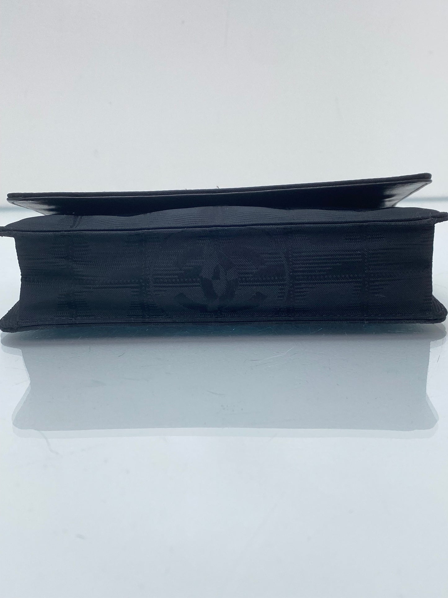 Chanel Black Travel Ligne WOC Bag BHW