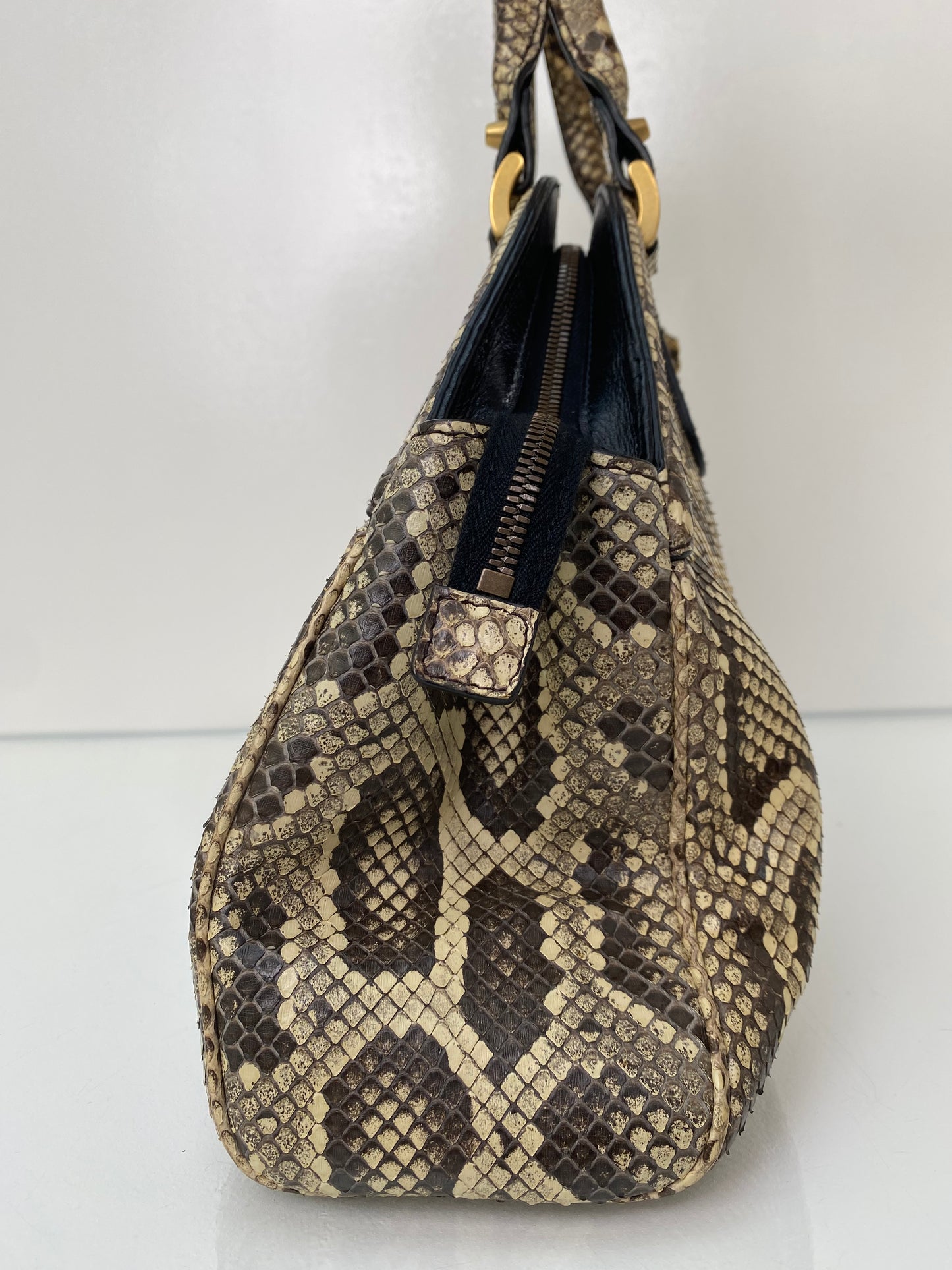 Gucci Python Re(Belle) Tote Bag GHW