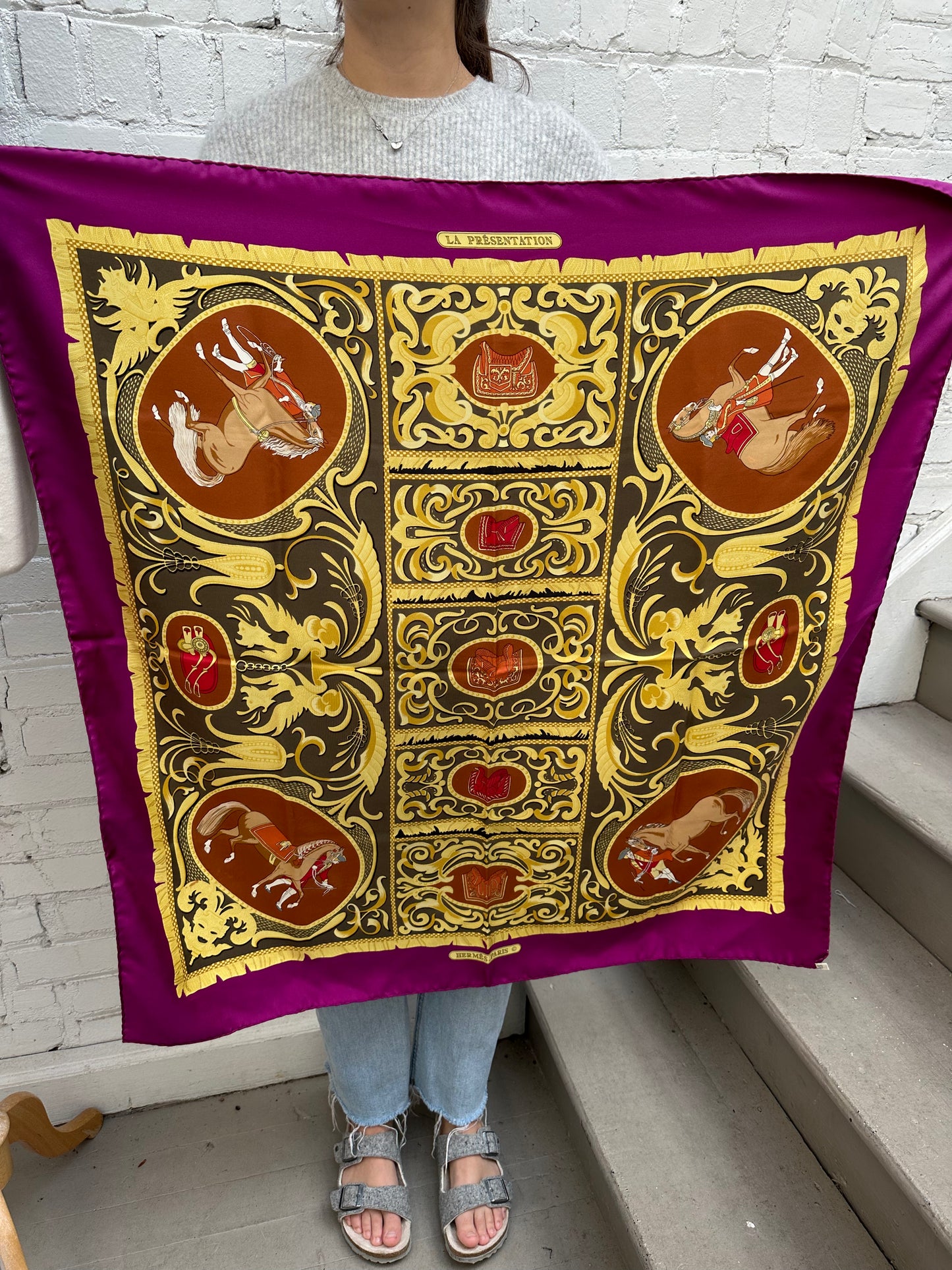 Hermes La Presentation Scarf