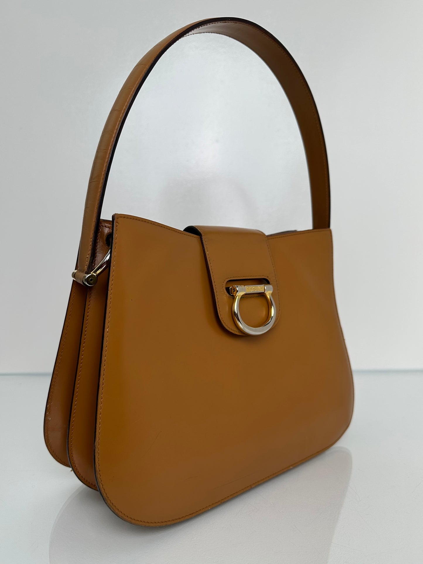 Celine Gold Calfskin Shoulder Bag GHW (As Is)