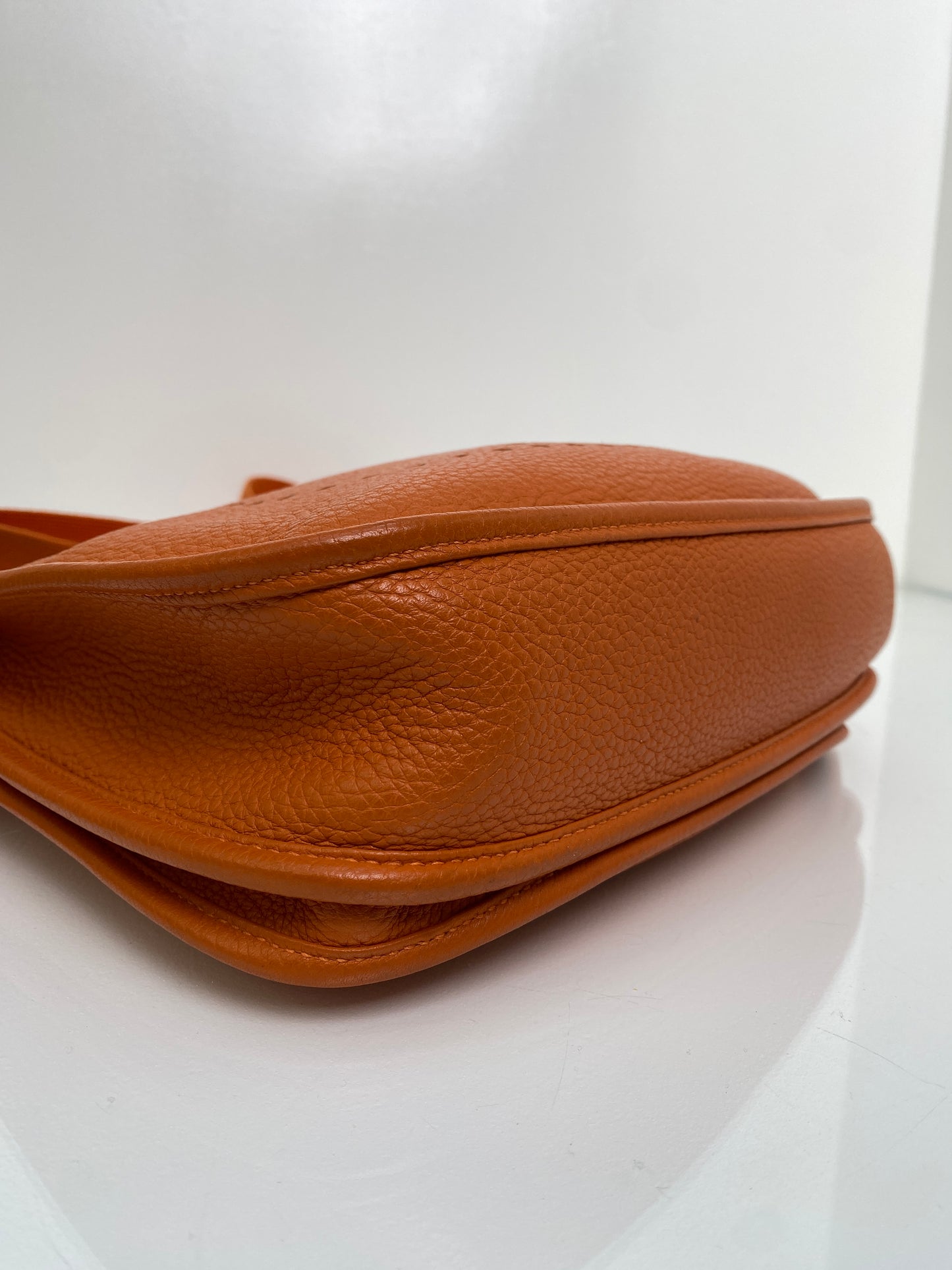Hermes Evelyne PM Orange Clemence #P