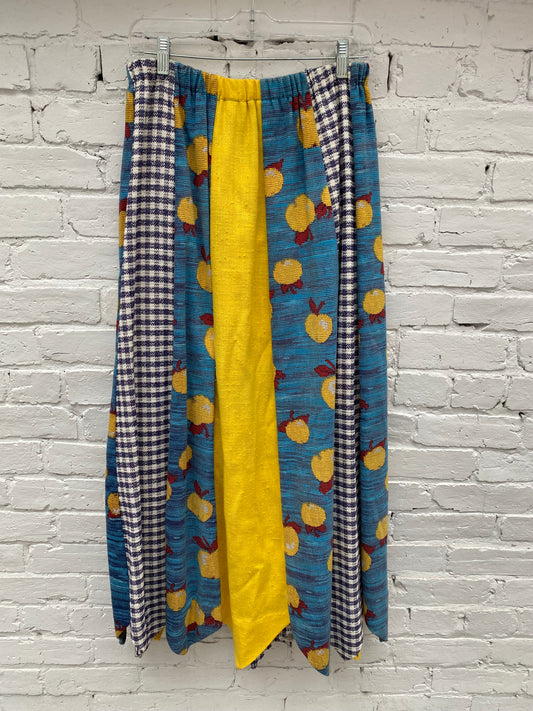 Chessa Davis Yellow & Blue Skirt
