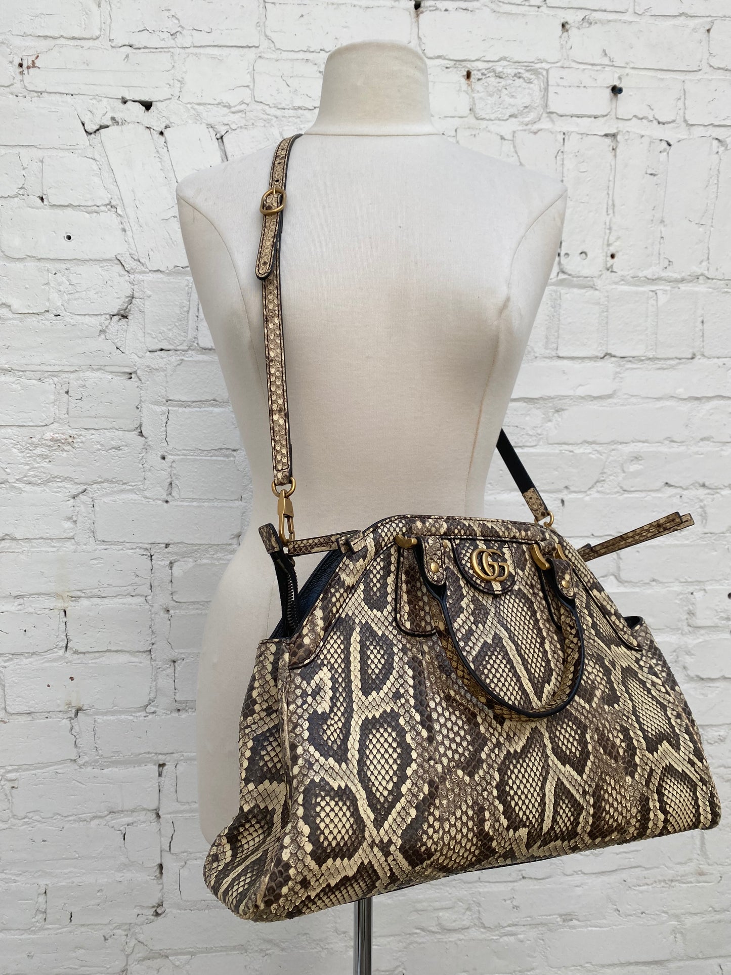 Gucci Python Re(Belle) Tote Bag GHW
