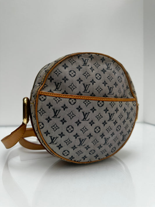 Louis Vuitton Jeanne Grey Monogram PM Round Crossbody Bag
