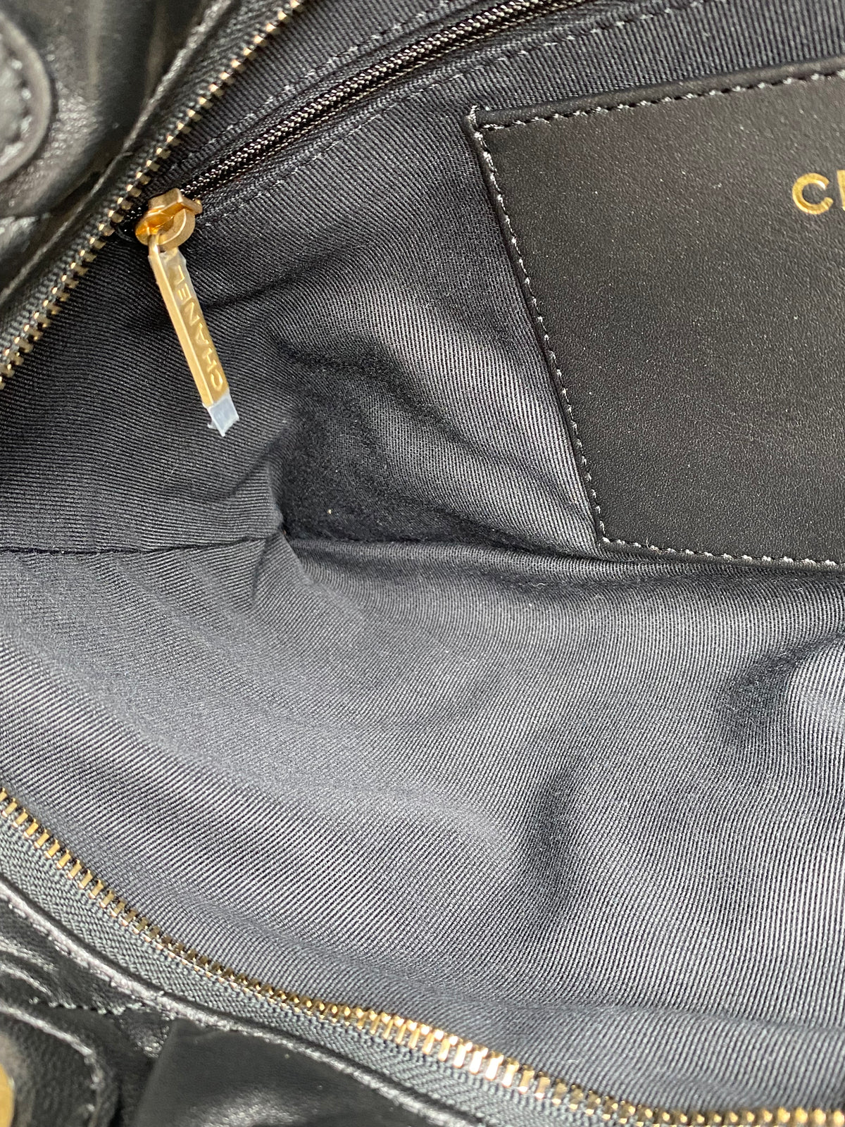 Chanel 2025 Black Lambskin Bow Bag GHW