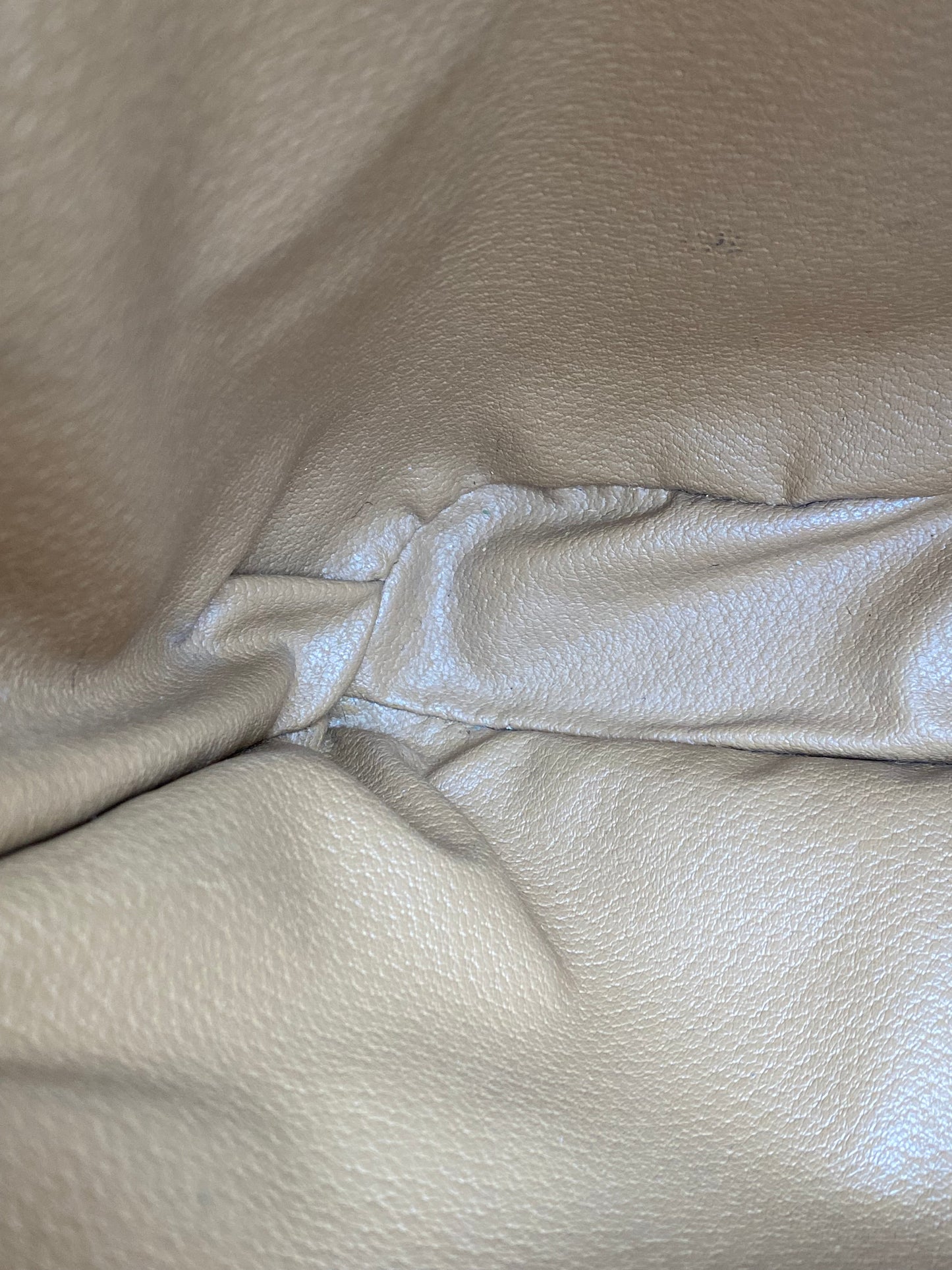 Celine Vintage Khaki Macadam Small Tote Bag GHW