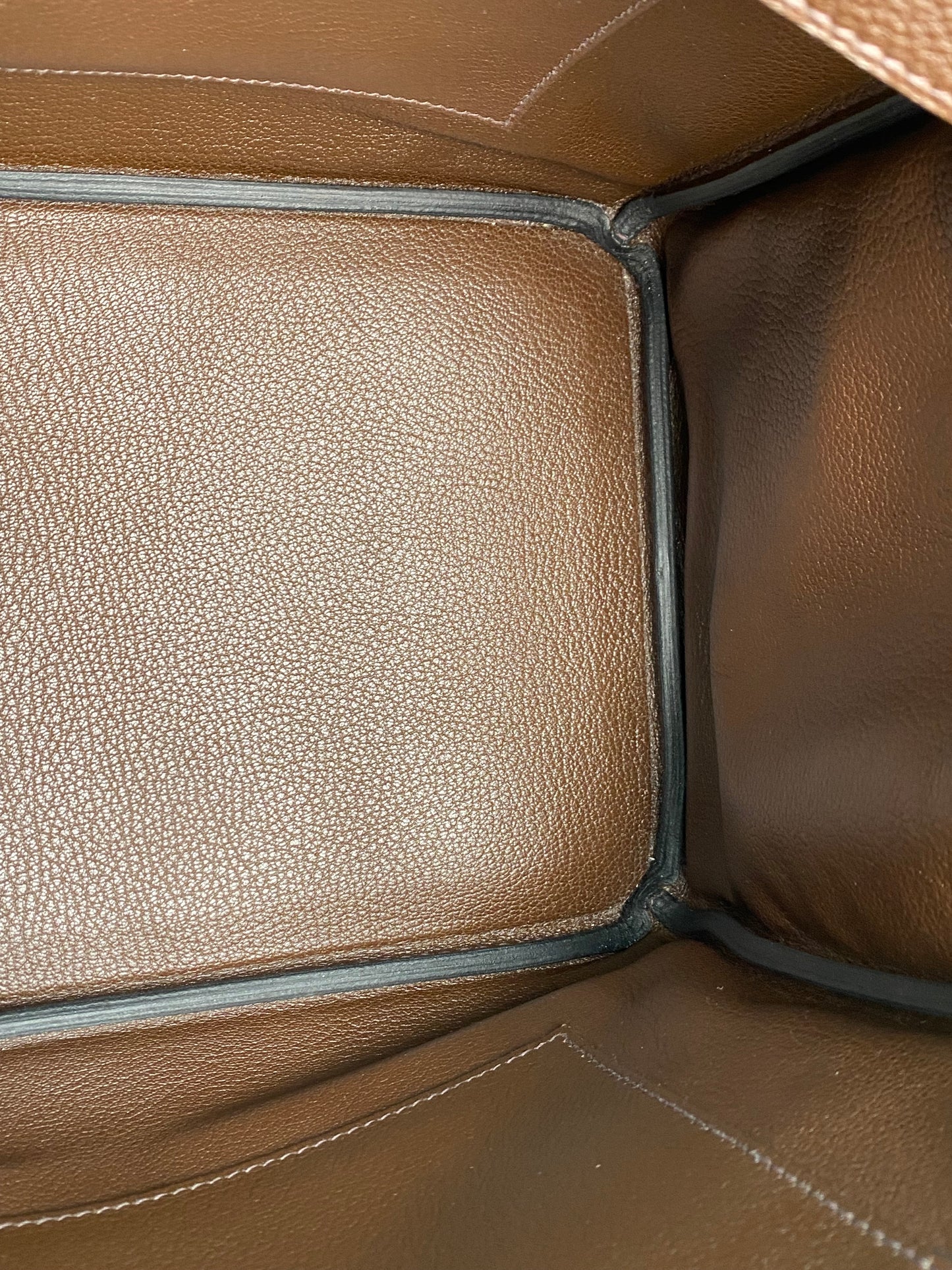 Hermes Birkin 35 Chocolate Togo GHW #Q