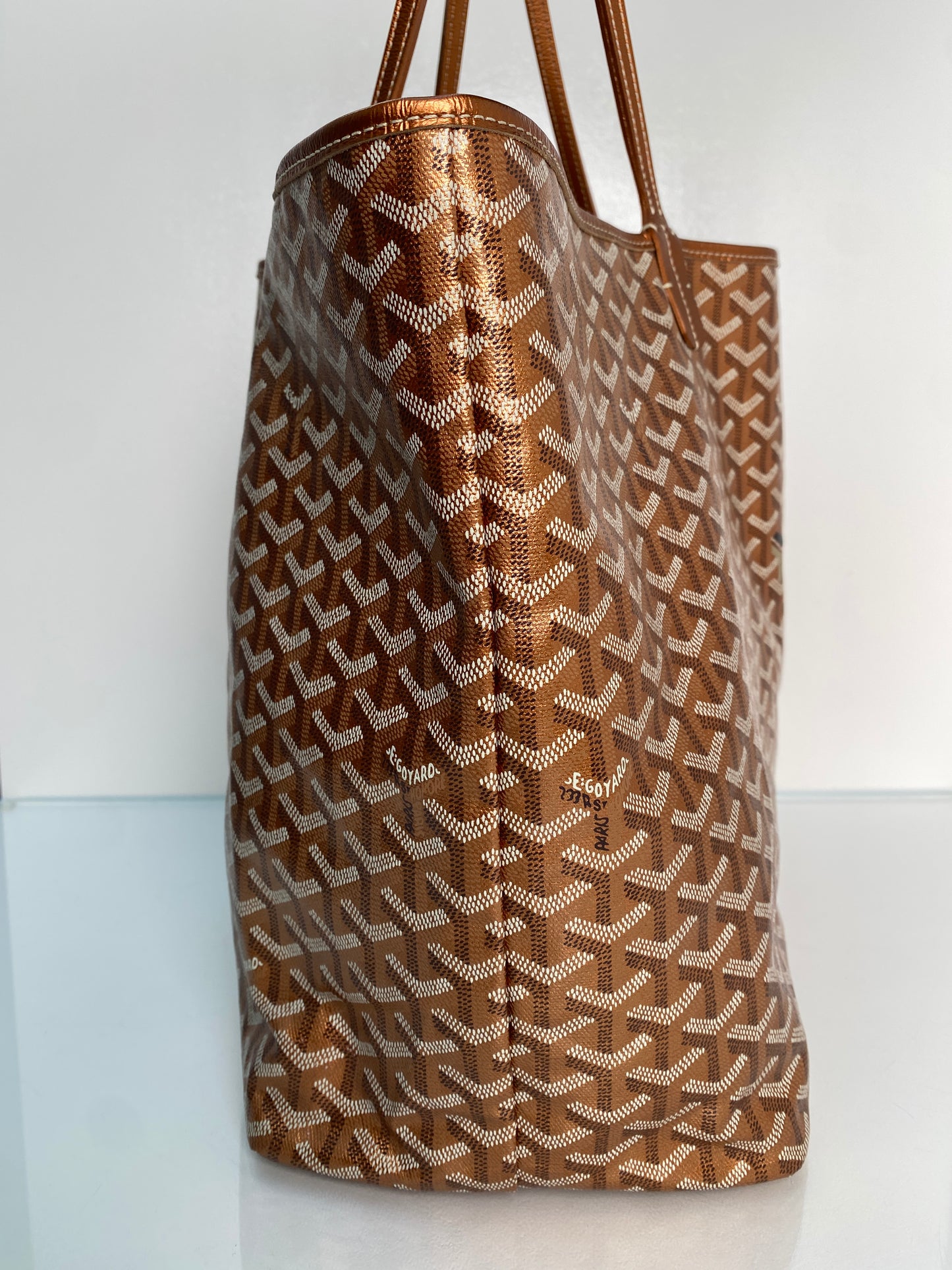 Goyard Precious Metals Rose Gold St. Louis GM Tote Bag