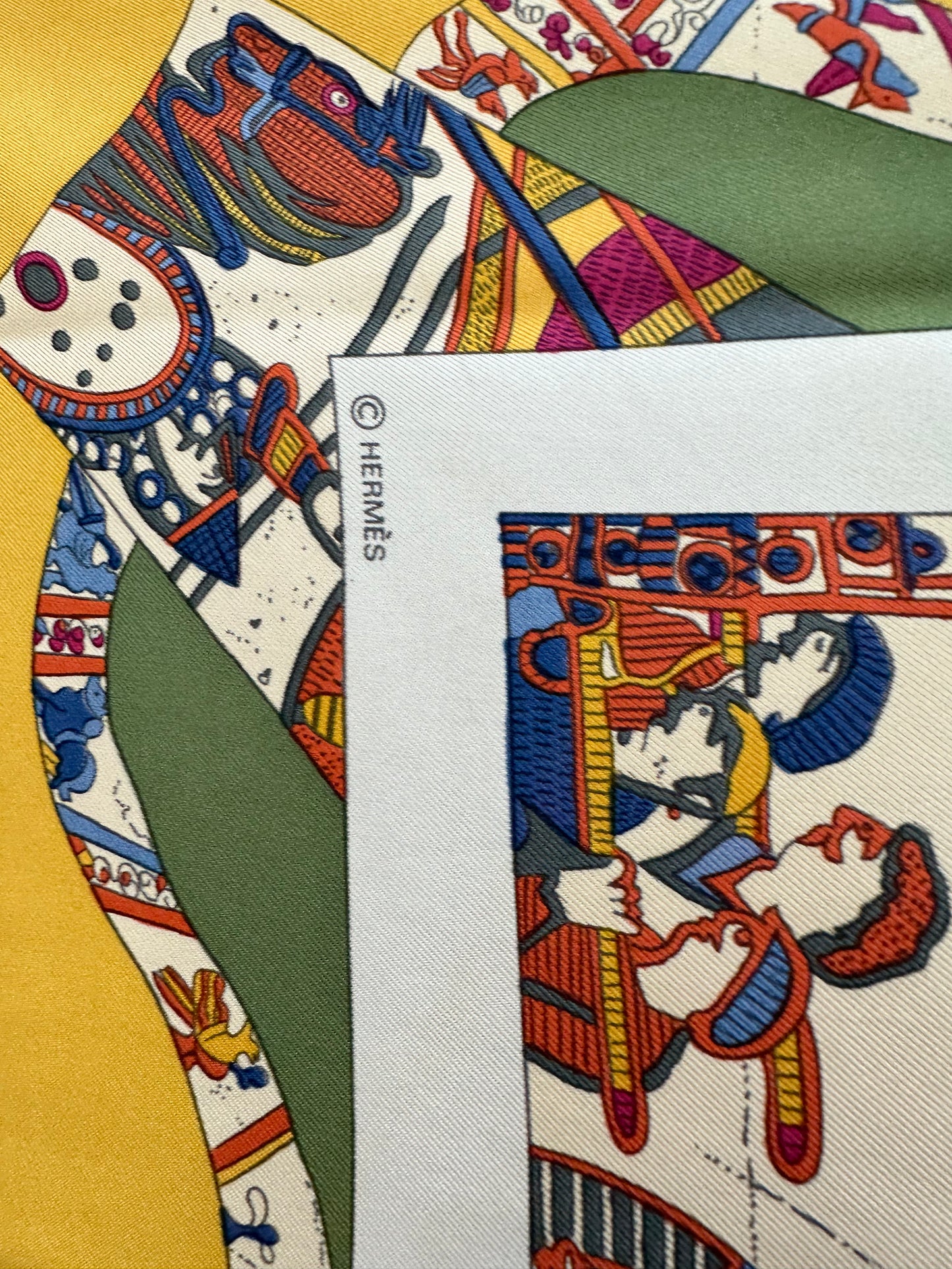 Hermes A La Gloire de Guillaume Silk Scarf
