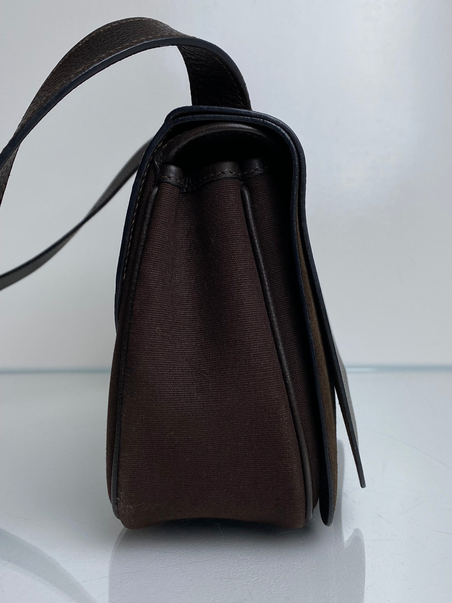 Hermes Sac Colorado MM Brown Vache Liegee Leather Bag PHW
