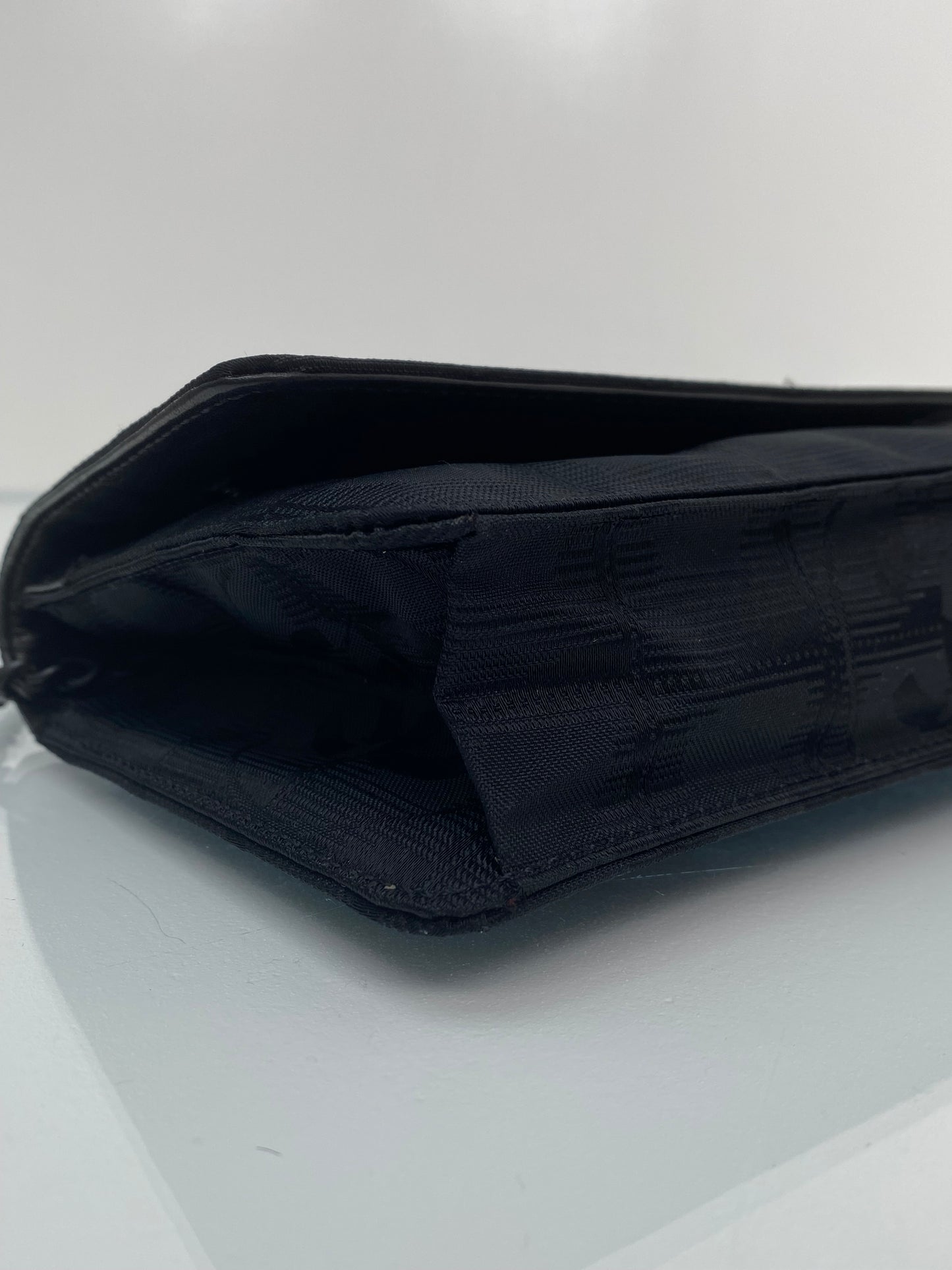 Chanel Black Travel Ligne WOC Bag BHW
