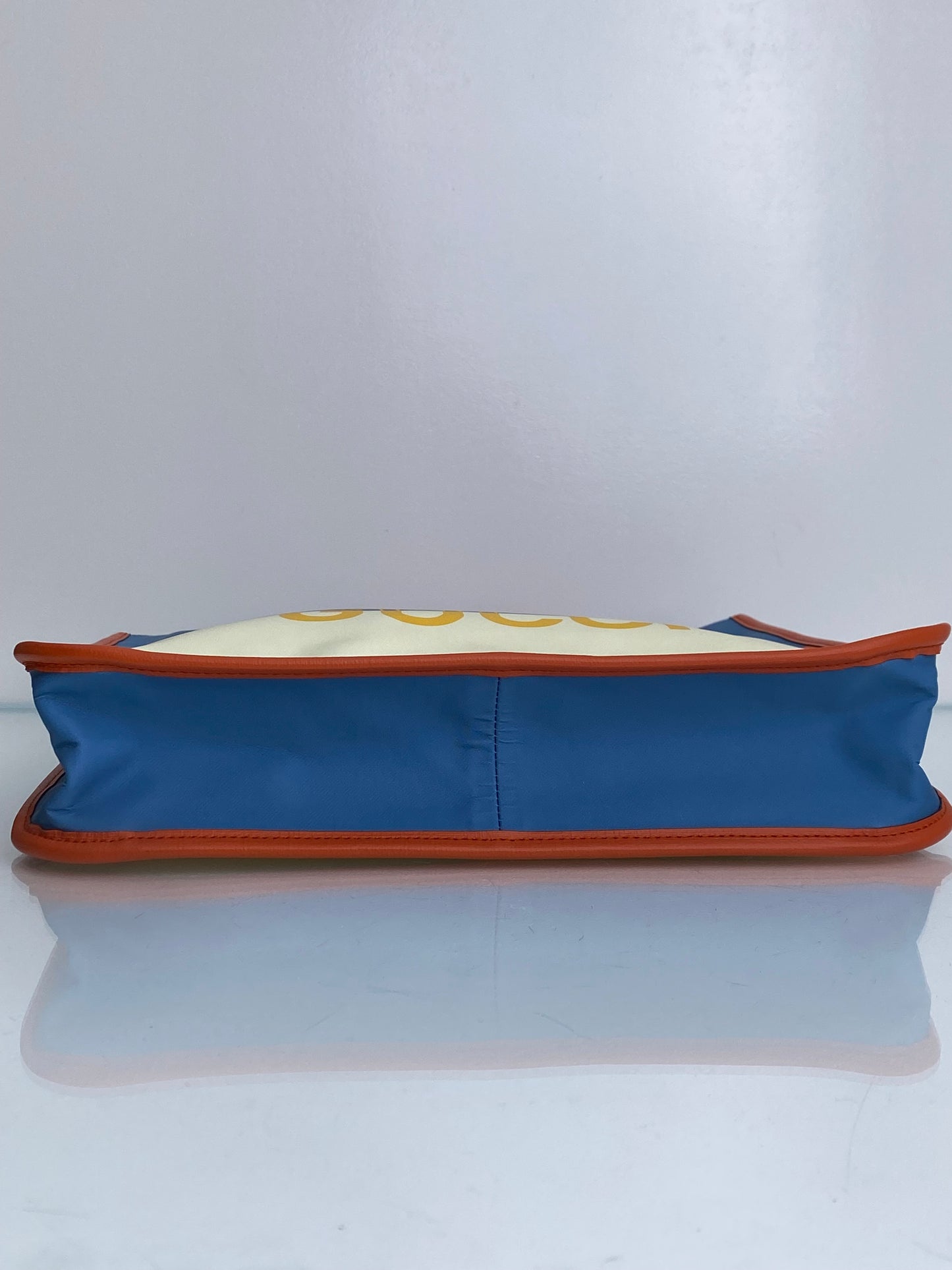 Gucci Blue, Orange, & Cream Tote Bag